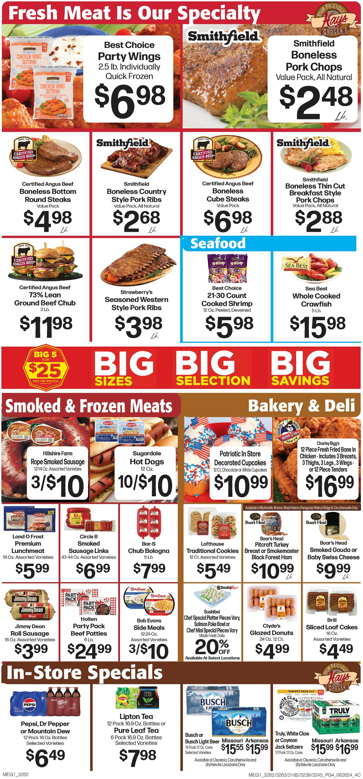 Hays Supermarket Weekly Ad Circular - valid 06/26-07/02/2024 (Page 6)