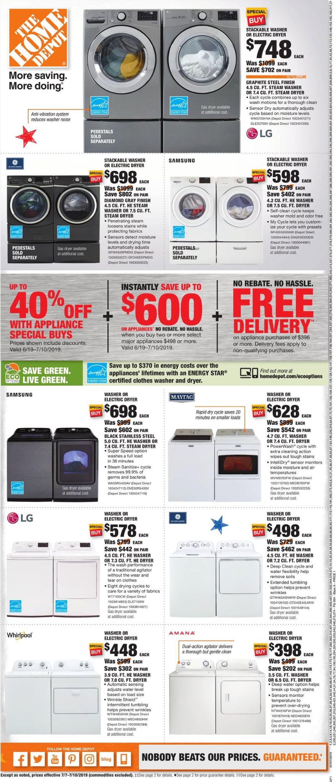 Home Depot Weekly Ad Circular - valid 07/07-07/10/2019 (Page 3)
