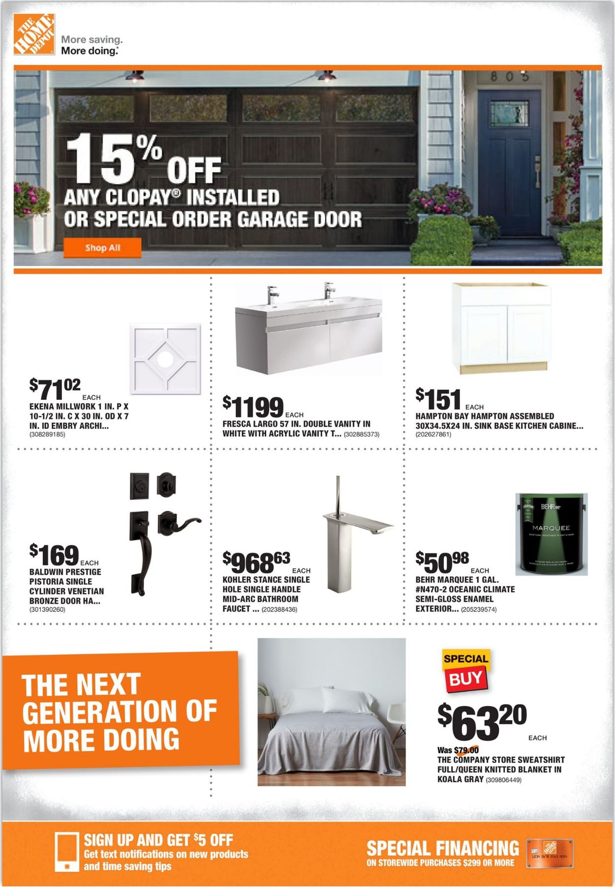 Home Depot Weekly Ad Circular - valid 09/19-09/26/2019