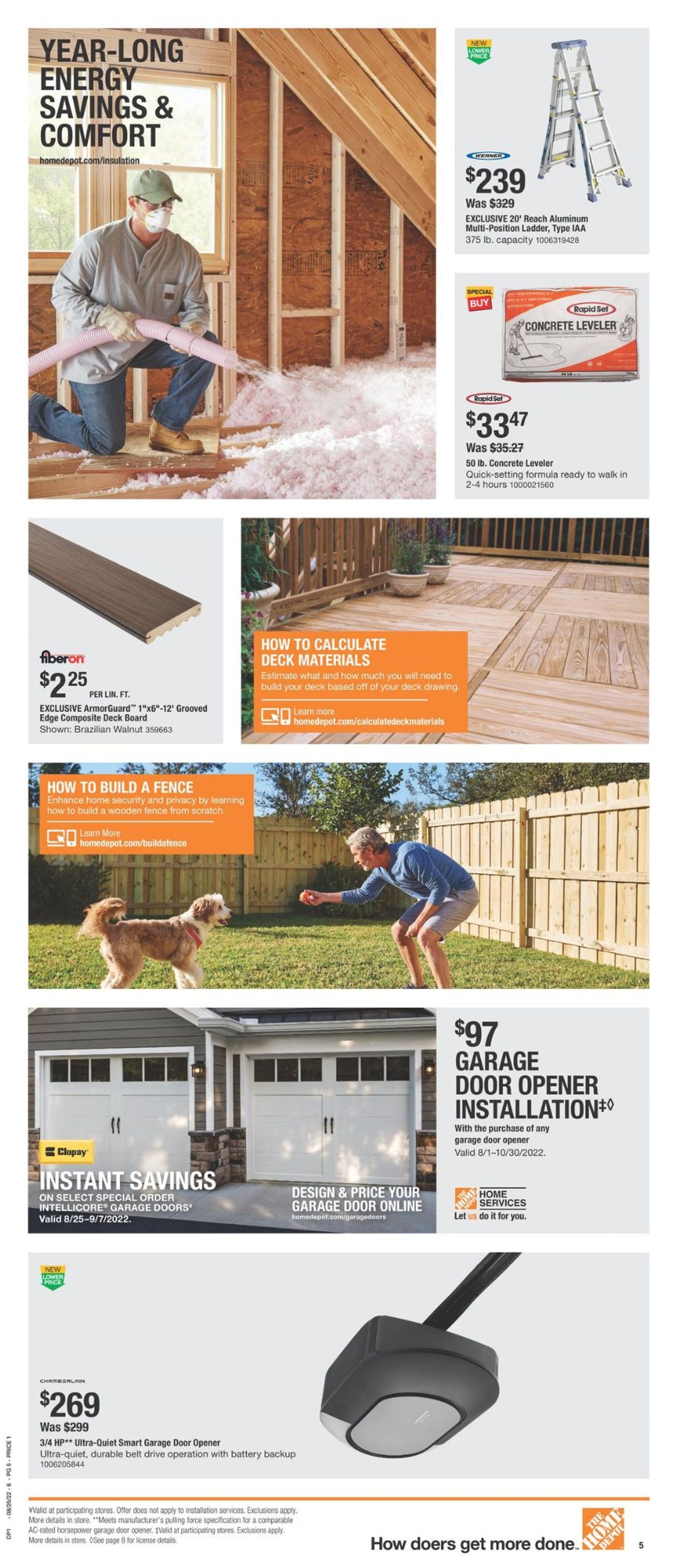 Home Depot Weekly Ad Circular - valid 08/25-09/07/2022 (Page 5)
