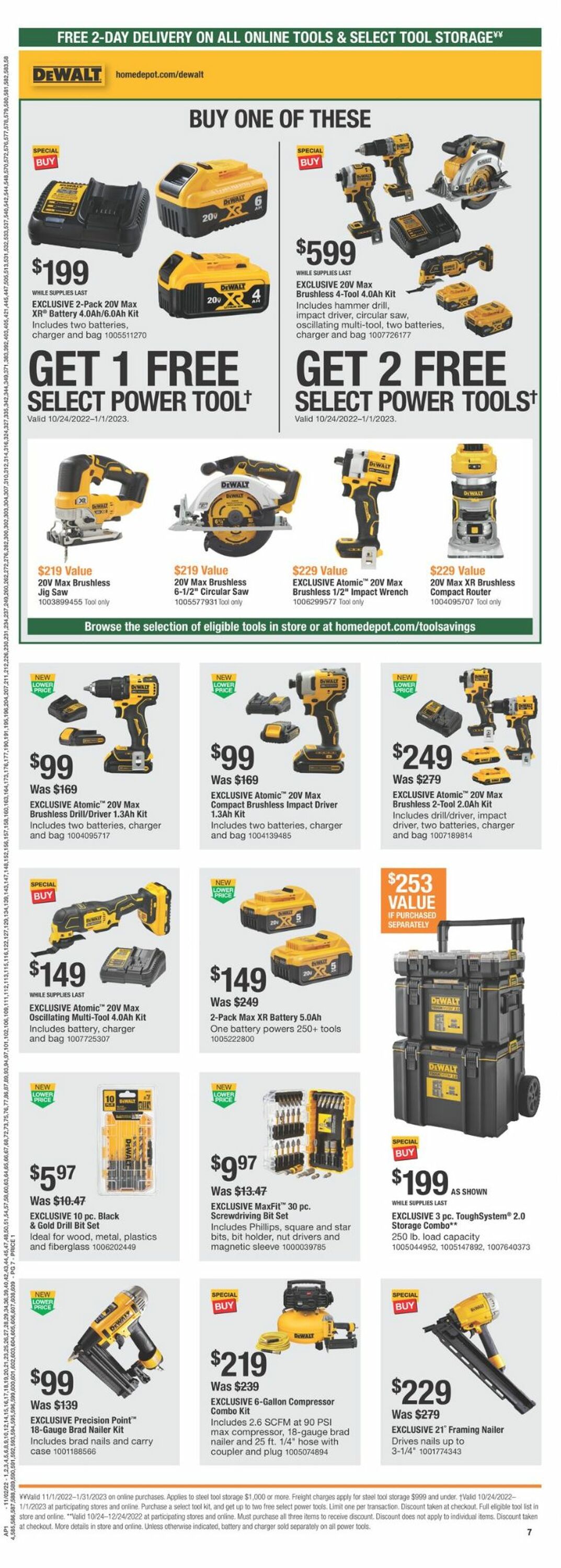 Home Depot Weekly Ad Circular - valid 11/03-11/23/2022 (Page 7)