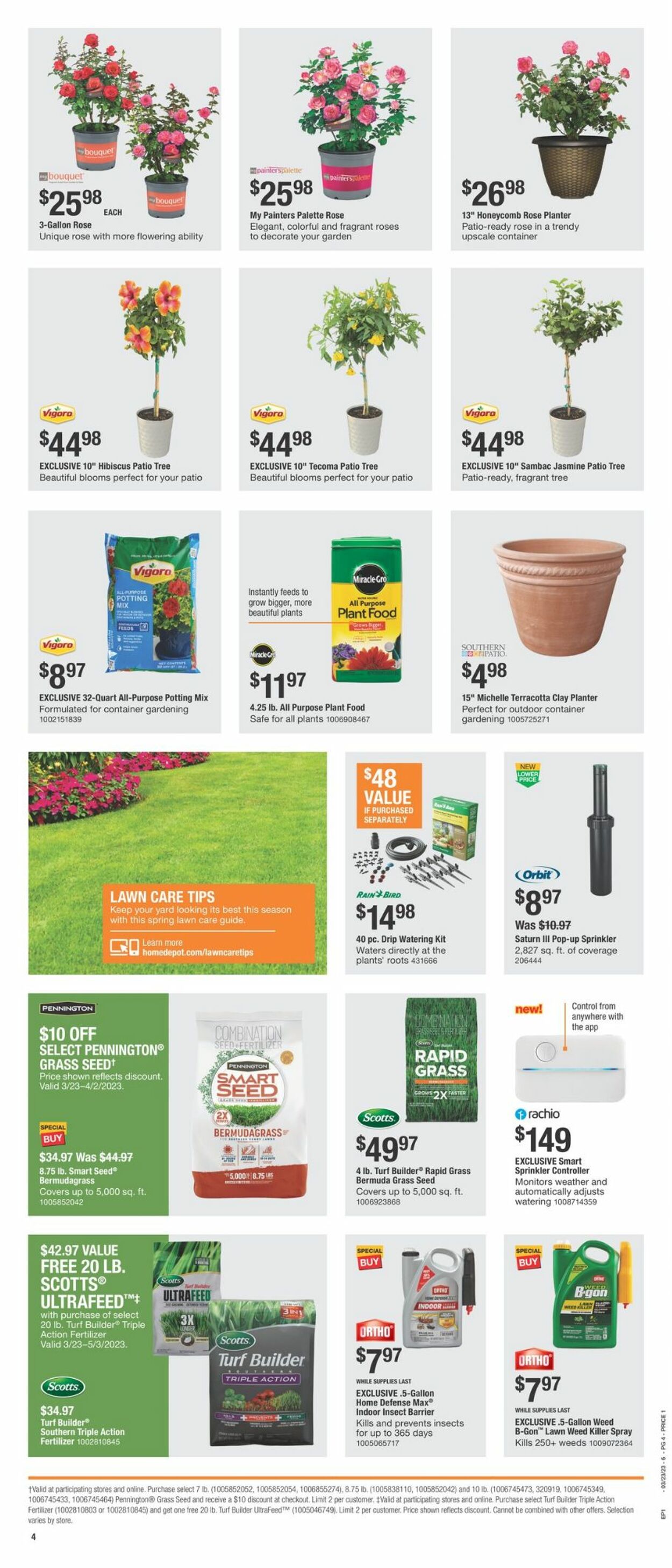 Home Depot Weekly Ad Circular - valid 03/23-04/02/2023 (Page 4)