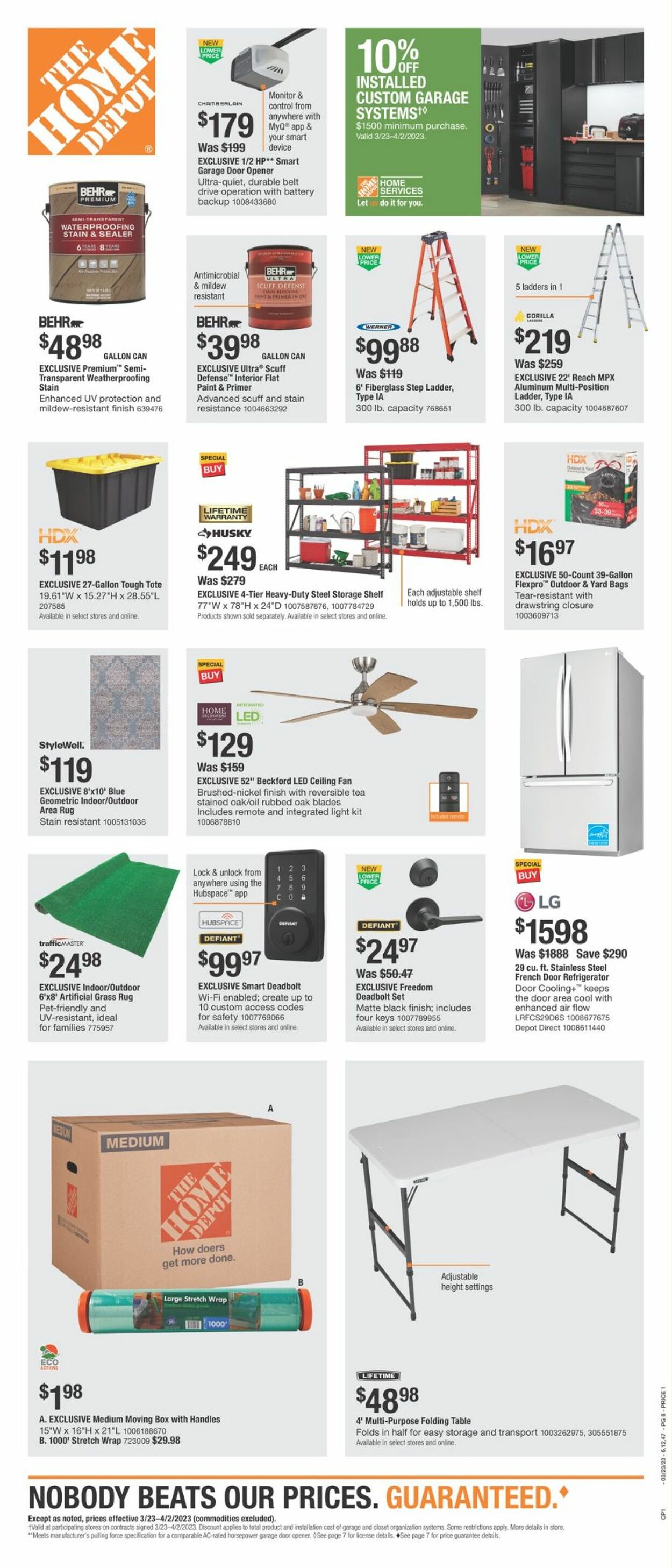 Home Depot Weekly Ad Circular - valid 03/23-04/02/2023 (Page 8)