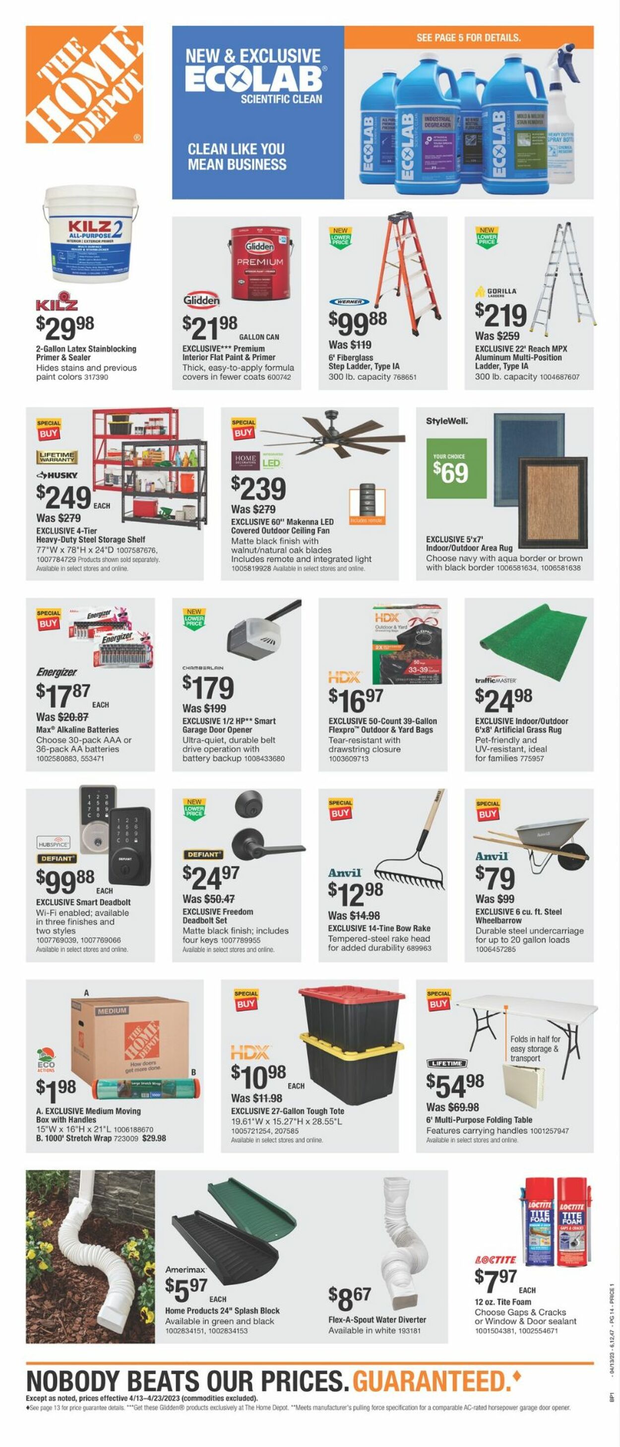 Home Depot Weekly Ad Circular - valid 04/13-04/23/2023 (Page 14)