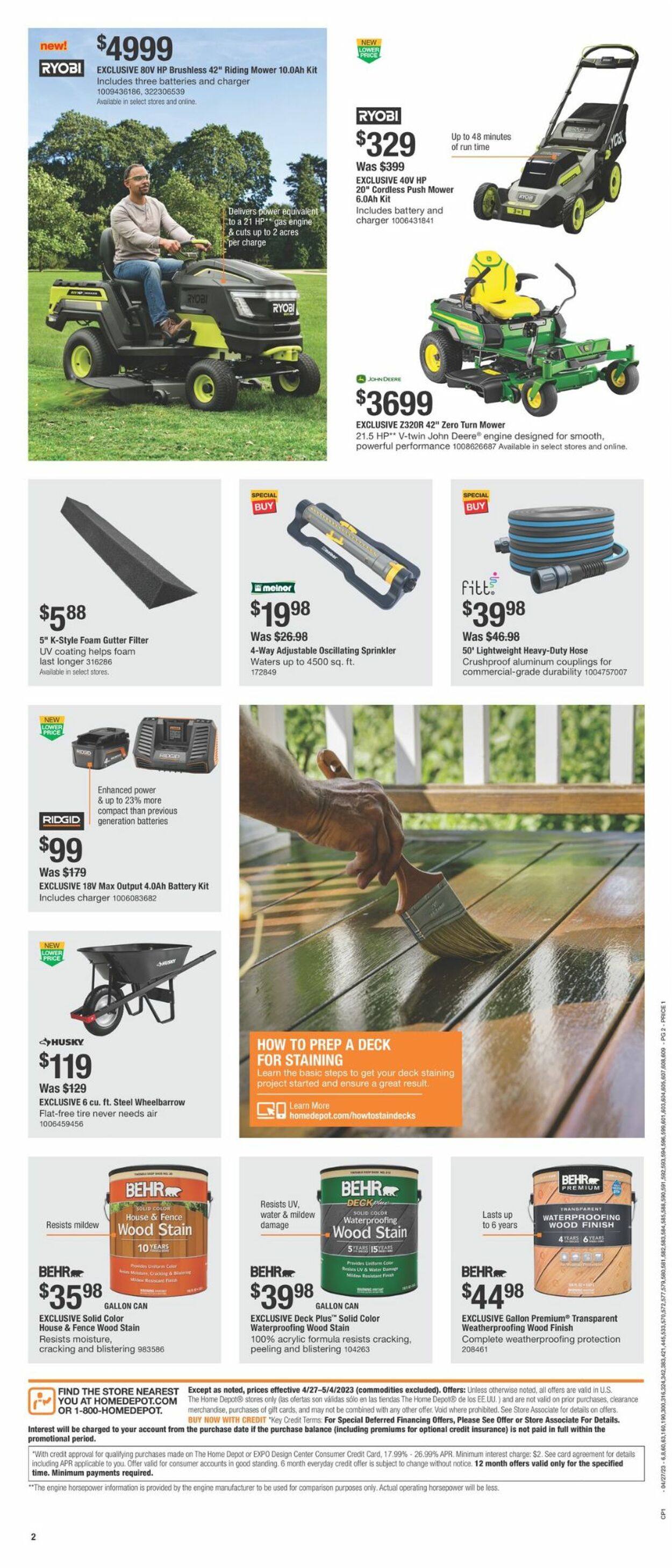 Home Depot Weekly Ad Circular - valid 04/27-05/03/2023 (Page 2)
