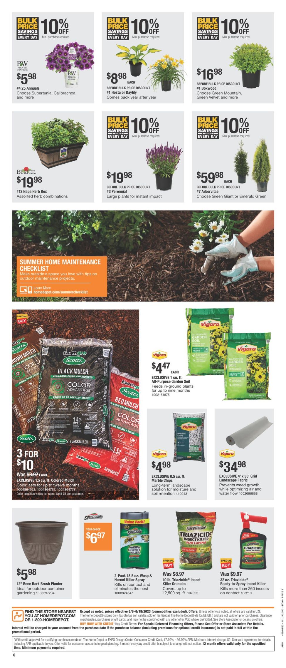 Home Depot Weekly Ad Circular - valid 06/08-06/18/2023 (Page 6)