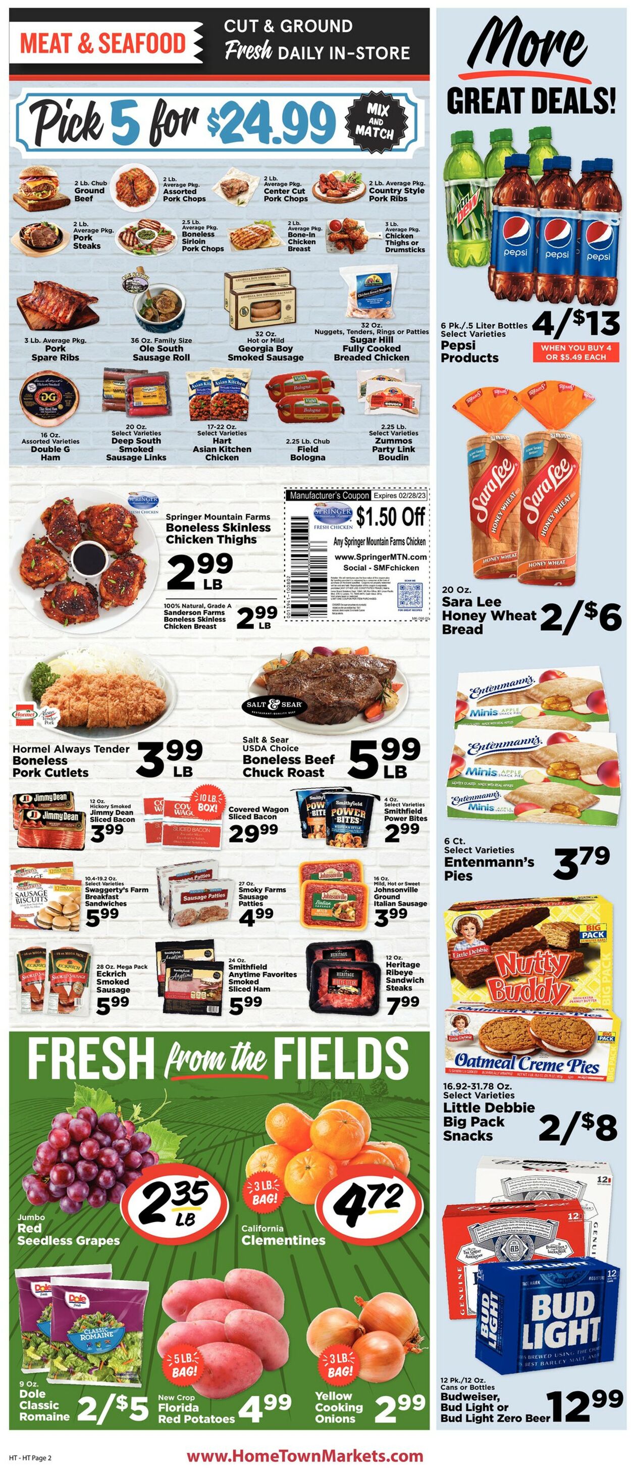 Hometown Market Weekly Ad Circular - valid 02/22-02/28/2023 (Page 2)