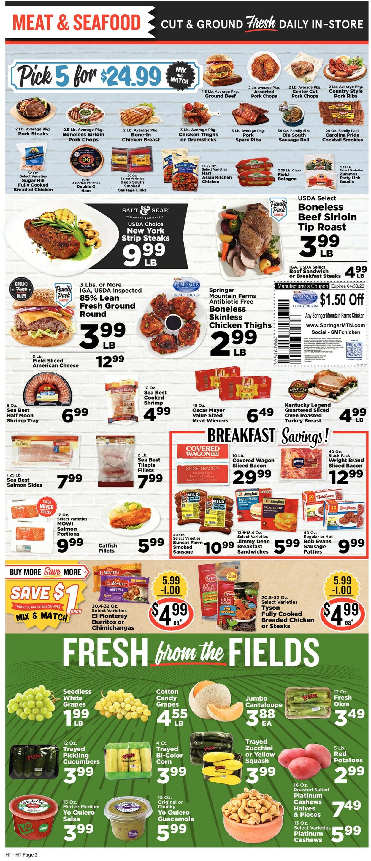 Hometown Market Weekly Ad Circular - valid 03/22-03/28/2023 (Page 2)