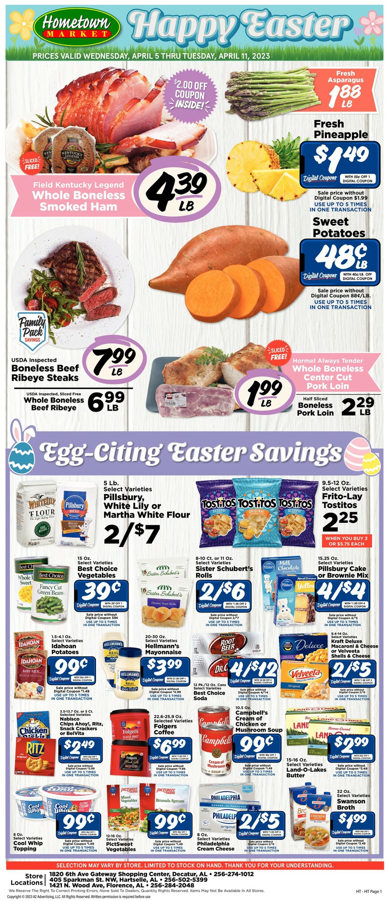 Hometown Market Weekly Ad Circular - valid 04/05-04/11/2023
