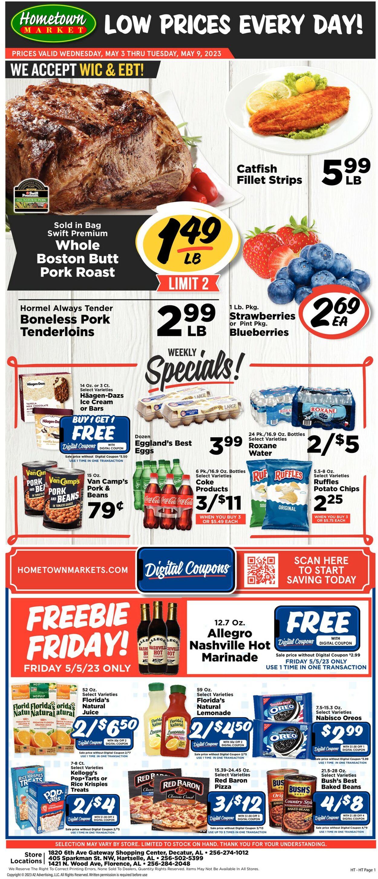 Hometown Market Weekly Ad Circular - valid 05/03-05/09/2023