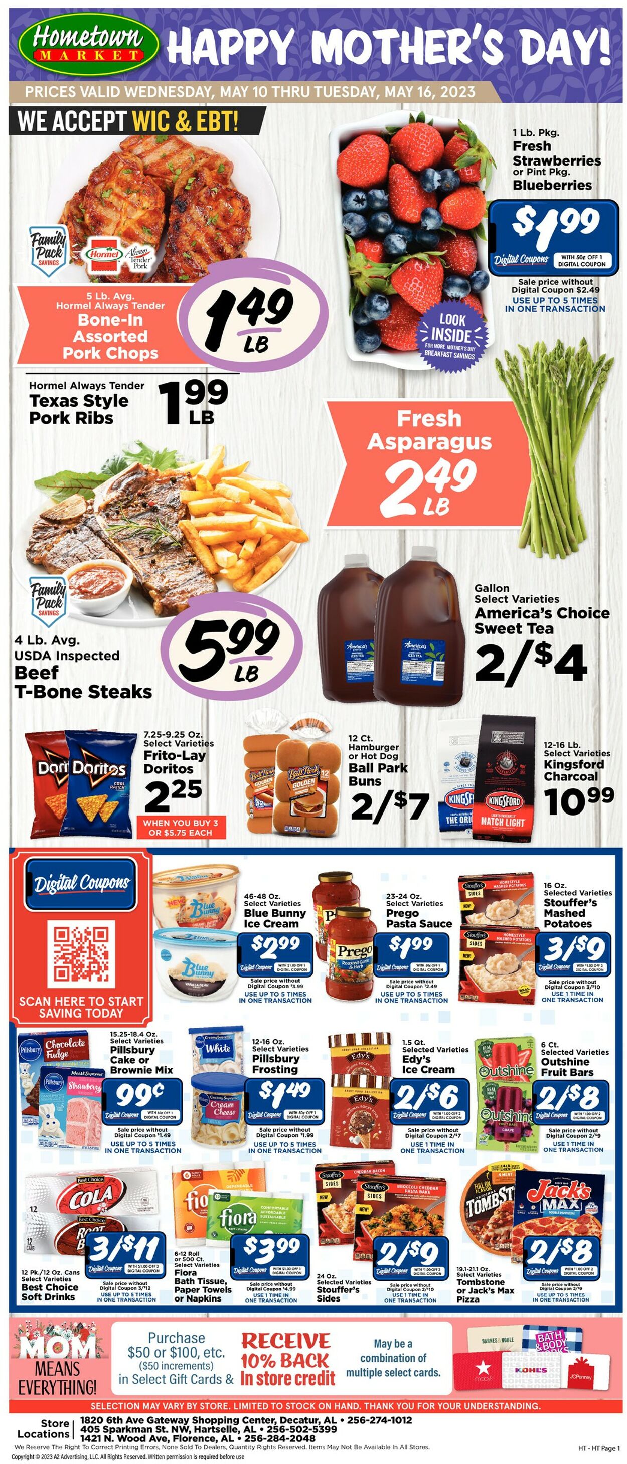 Hometown Market Weekly Ad Circular - valid 05/10-05/16/2023