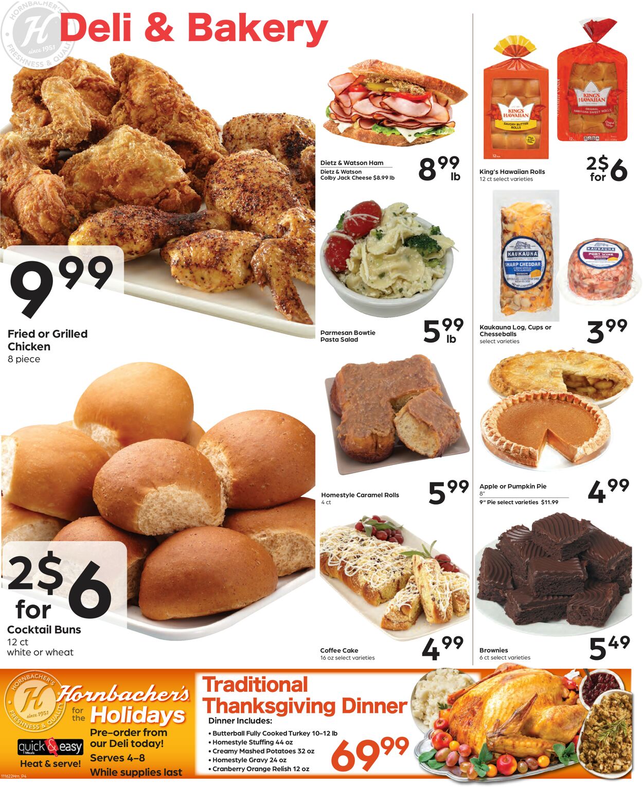 Hornbacher's Weekly Ad Circular - valid 11/16-11/24/2022 (Page 4)