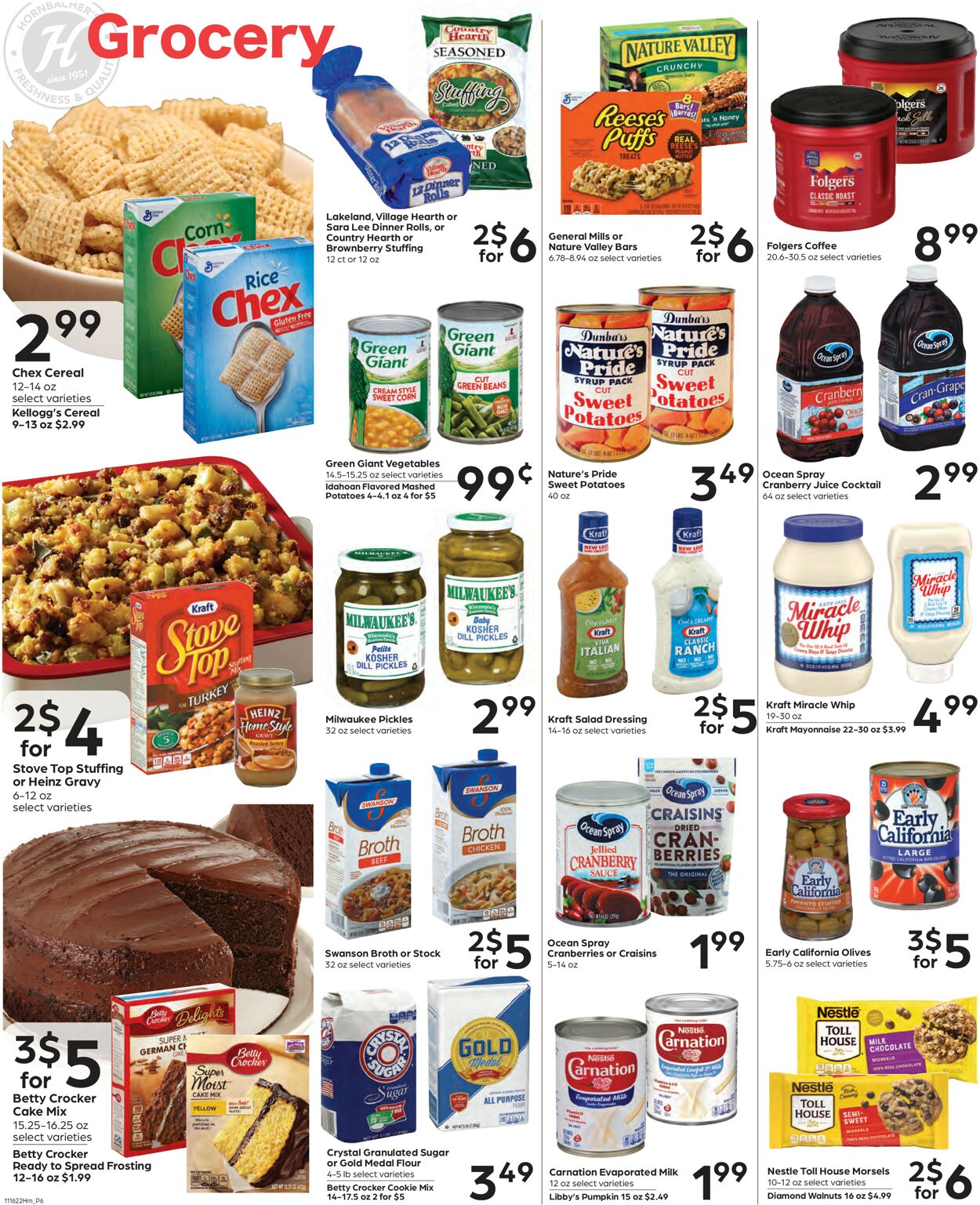 Hornbacher's Weekly Ad Circular - valid 11/16-11/24/2022 (Page 6)