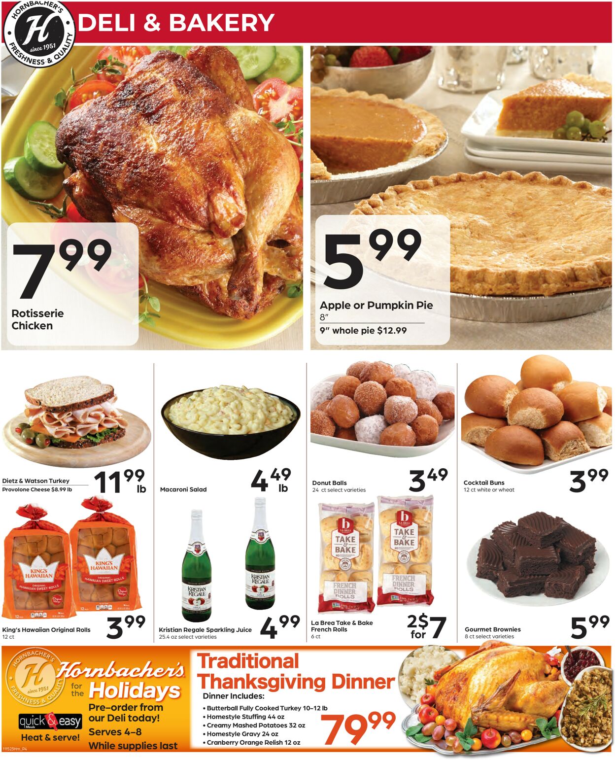 Hornbacher's Weekly Ad Circular - valid 11/15-11/23/2023 (Page 4)