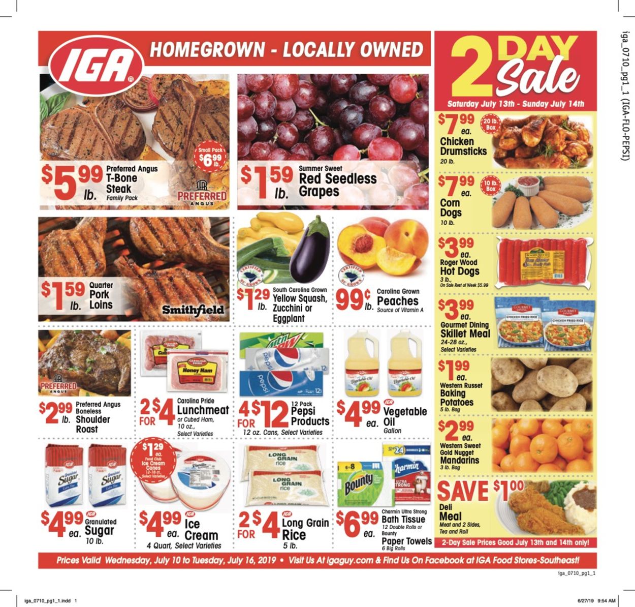 IGA Weekly Ad Circular - valid 07/10-07/16/2019