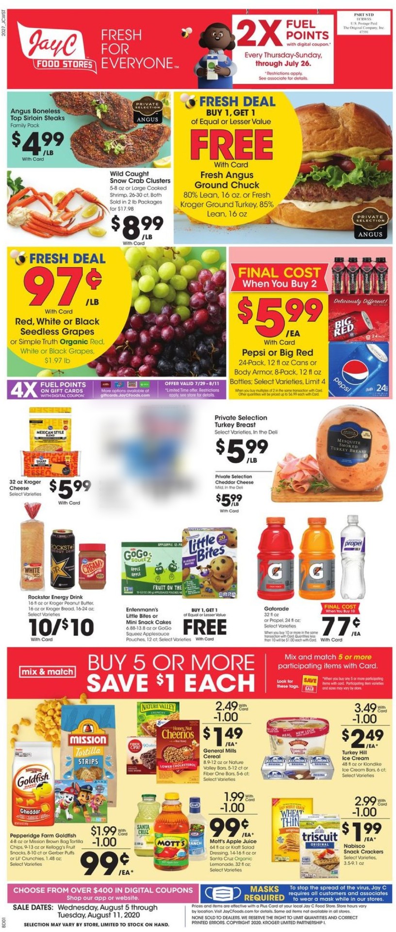 Jay C Food Stores Weekly Ad Circular - valid 08/05-08/11/2020
