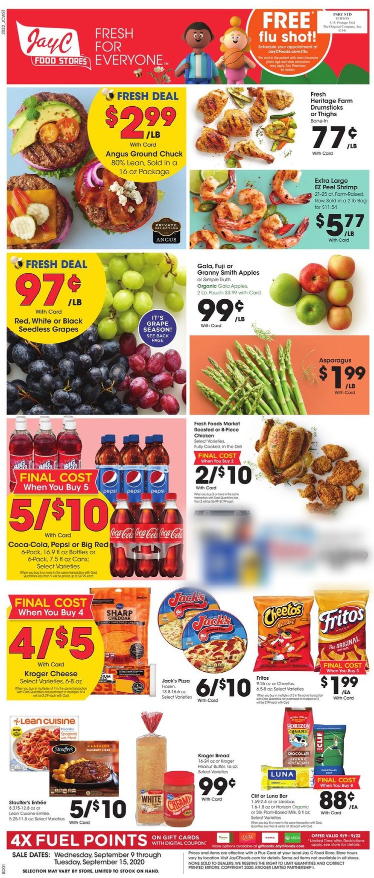 Jay C Food Stores Weekly Ad Circular - valid 09/09-09/15/2020