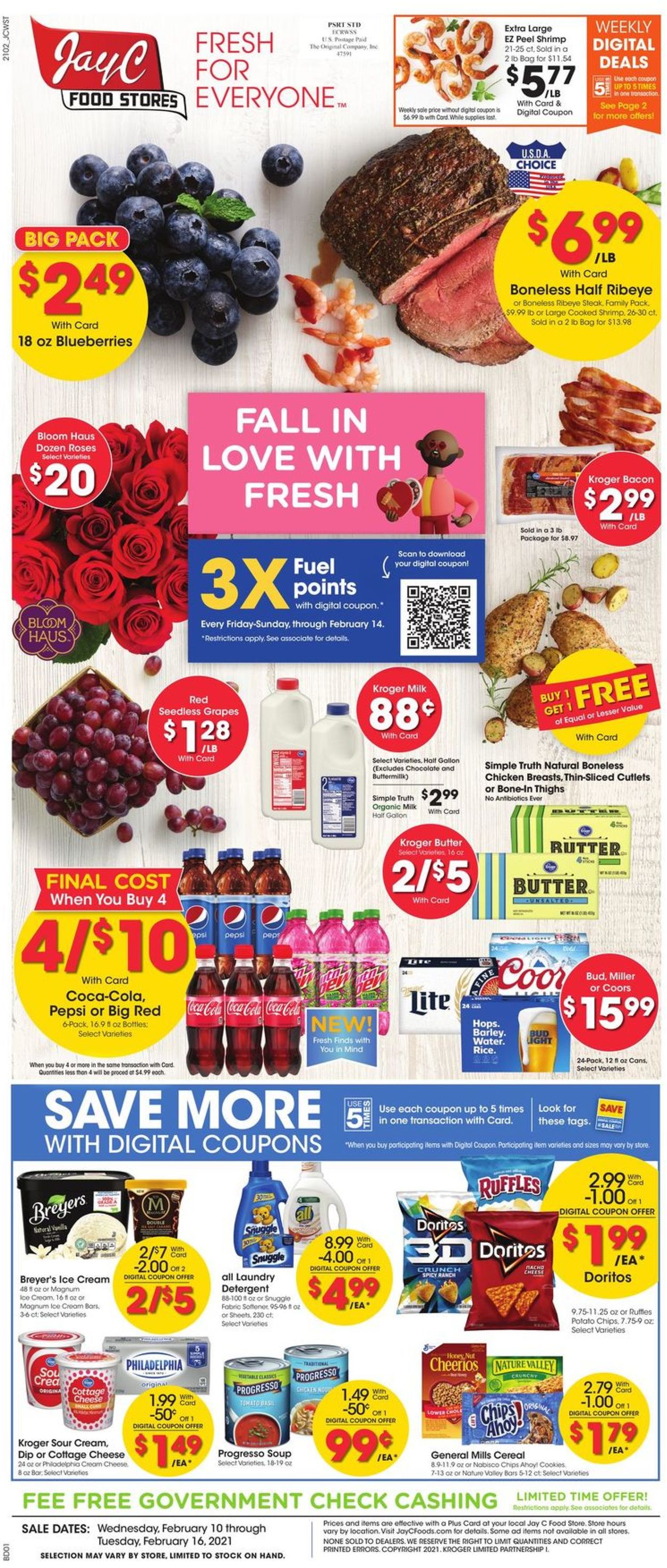Jay C Food Stores Weekly Ad Circular - valid 02/10-02/16/2021