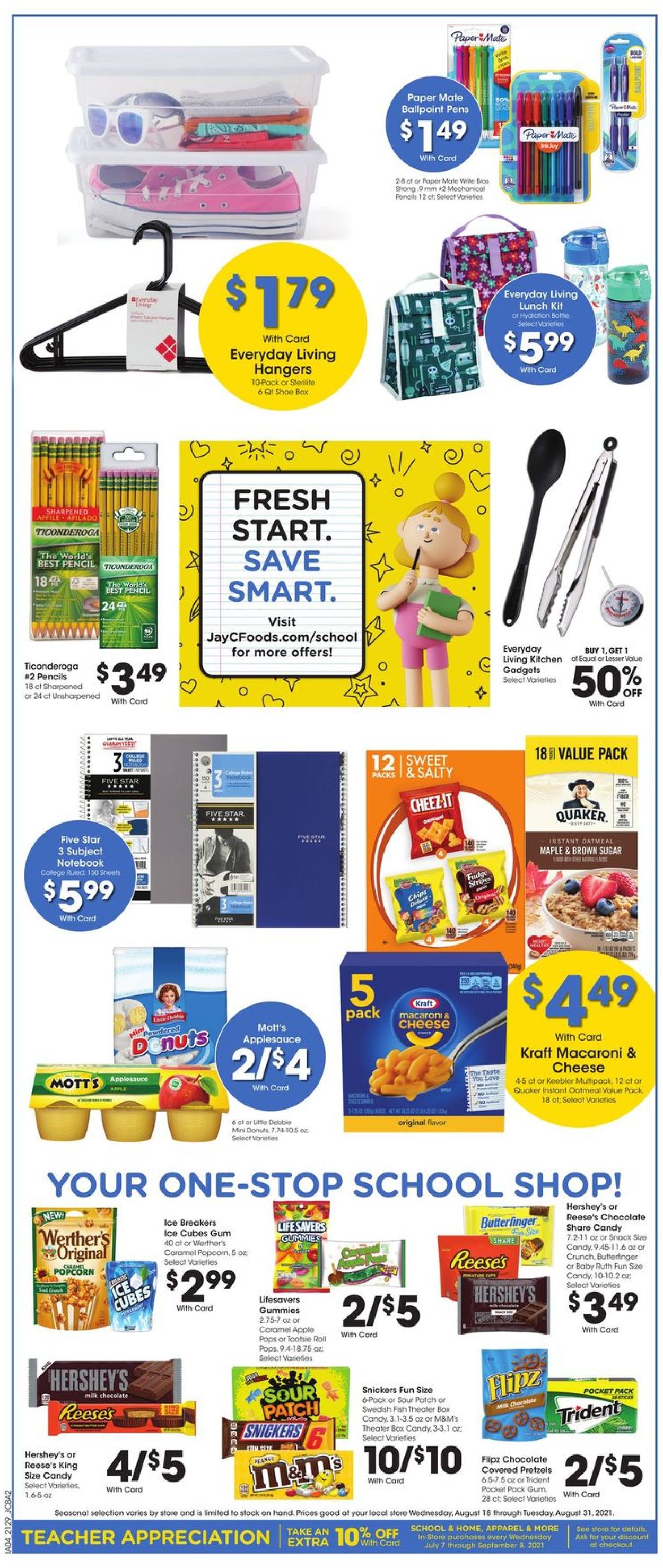 Jay C Food Stores Weekly Ad Circular - valid 08/25-08/31/2021 (Page 11)