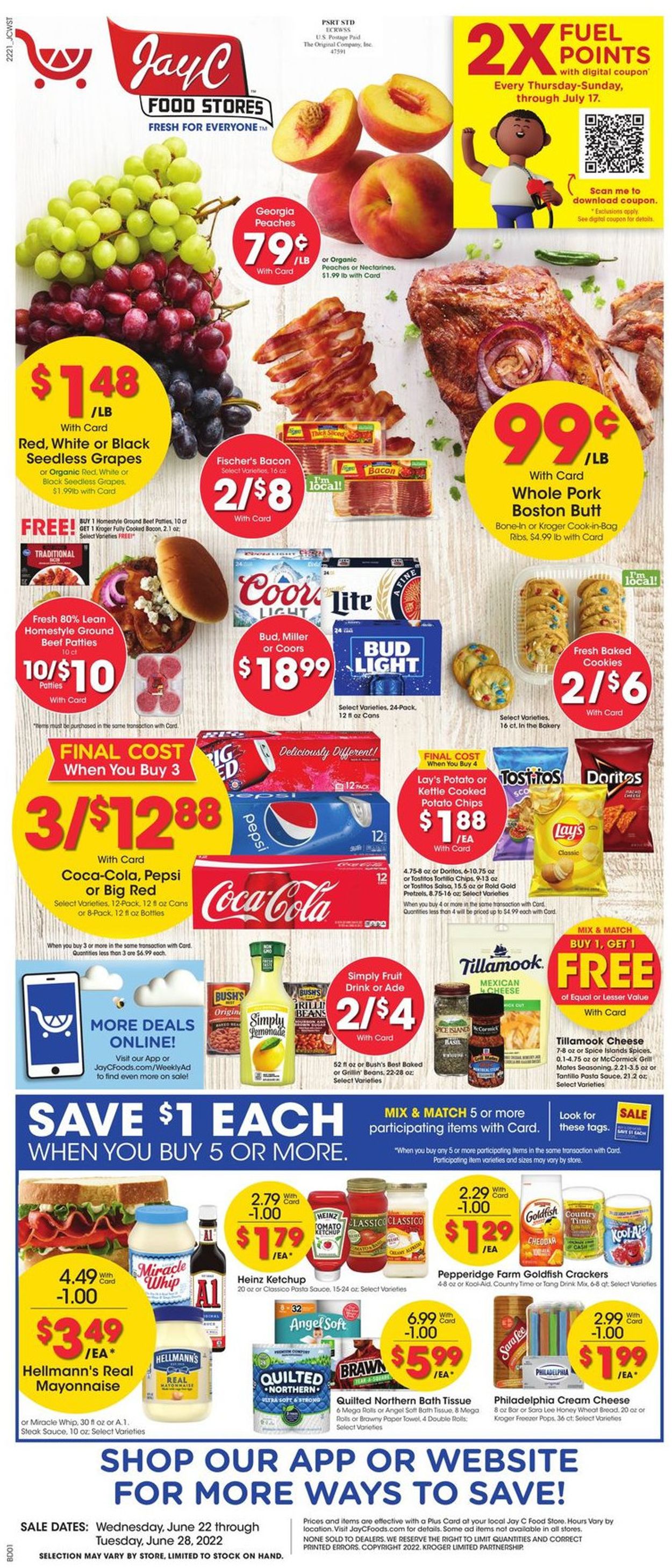 Jay C Food Stores Weekly Ad Circular - valid 06/22-06/28/2022