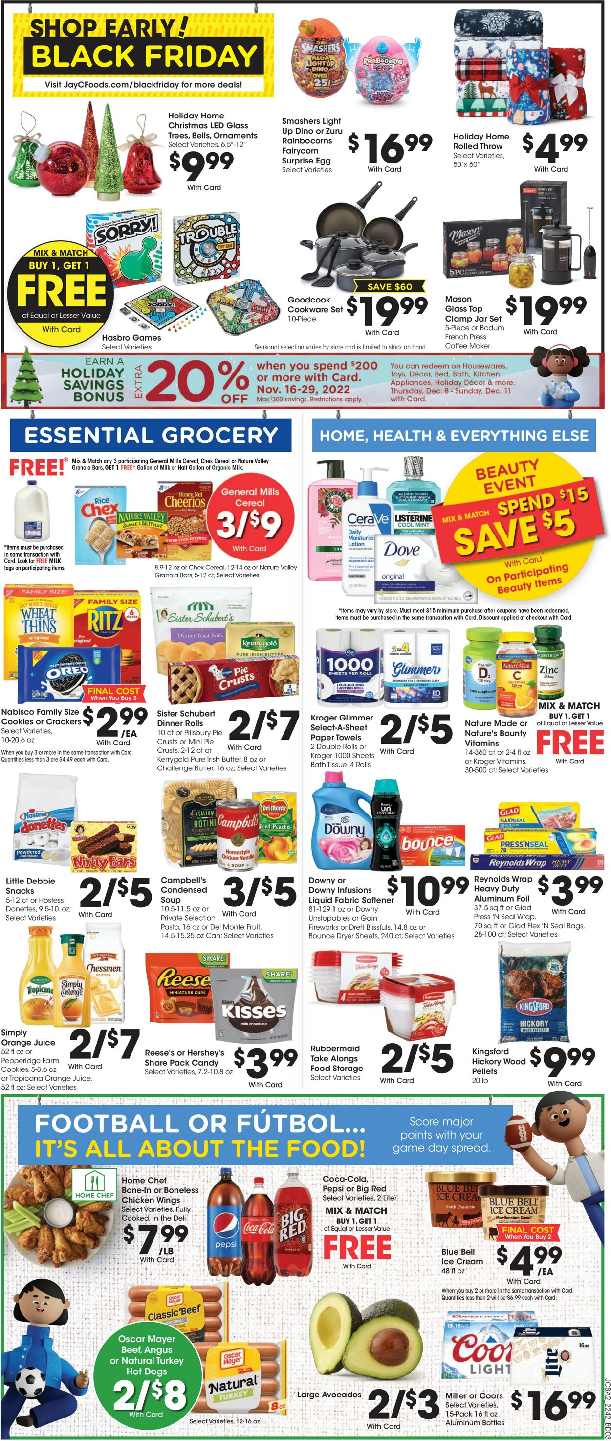 Jay C Food Stores Weekly Ad Circular - valid 11/16-11/24/2022 (Page 8)