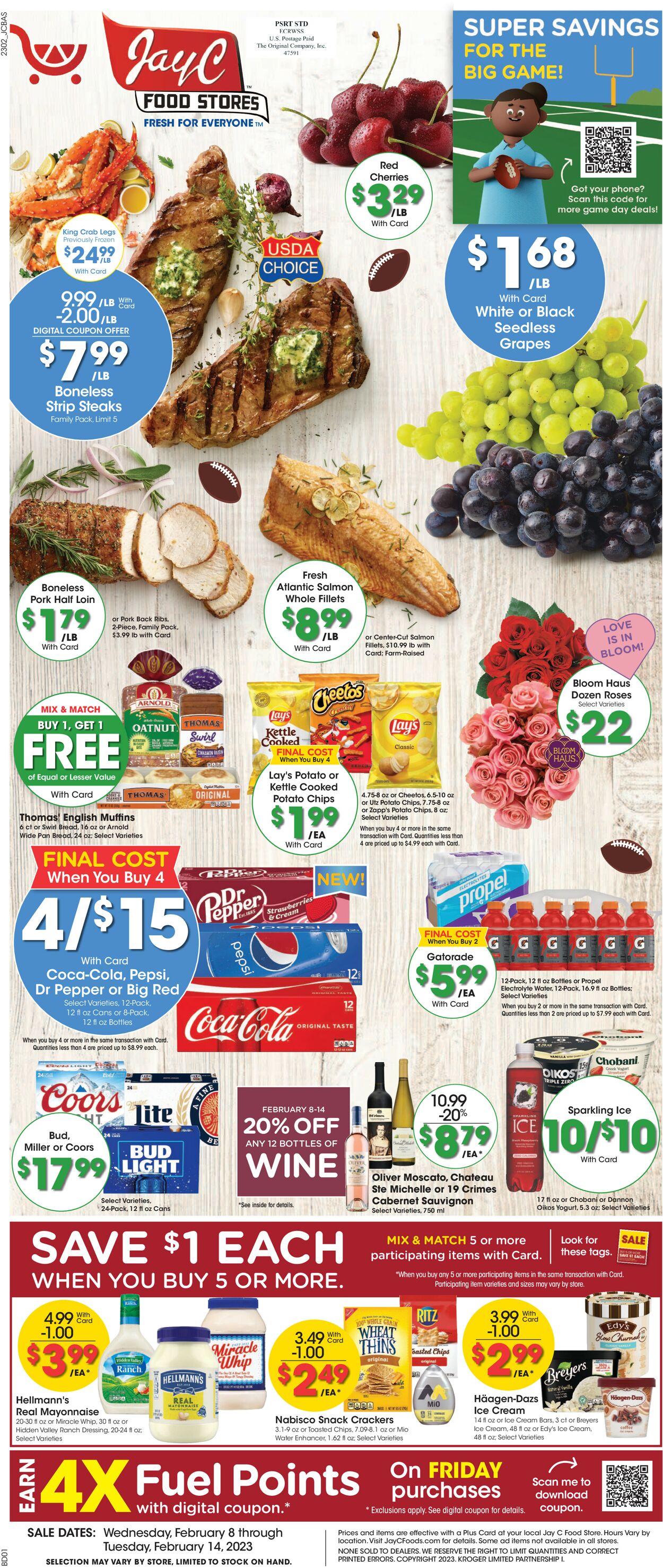 Jay C Food Stores Weekly Ad Circular - valid 02/08-02/14/2023