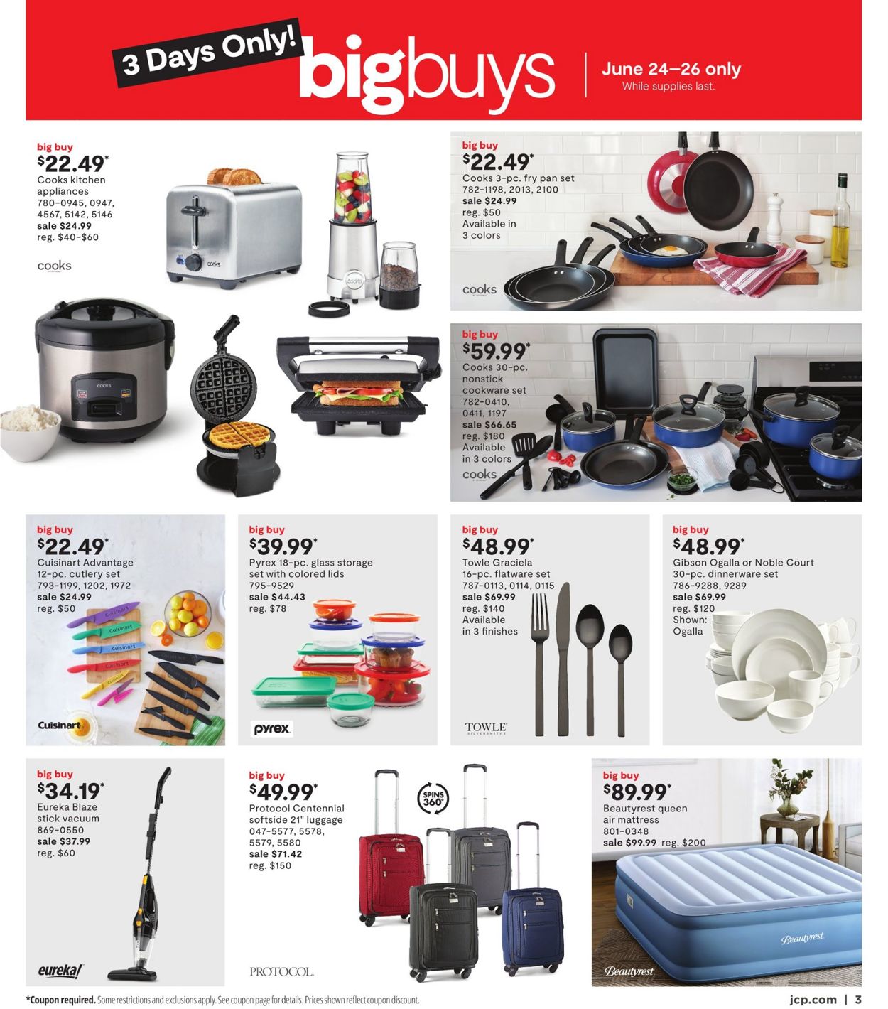 JCPenney Weekly Ad Circular - valid 06/24-07/10/2022 (Page 3)