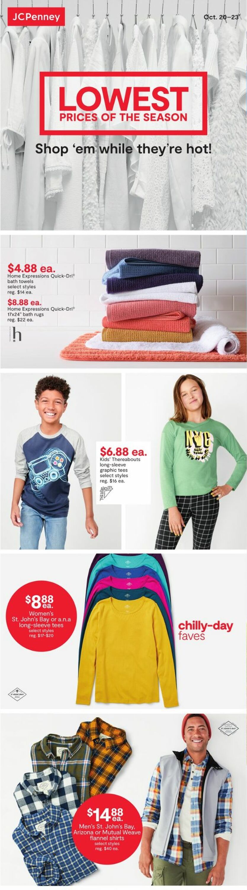 JCPenney Weekly Ad Circular - valid 10/20-10/23/2022