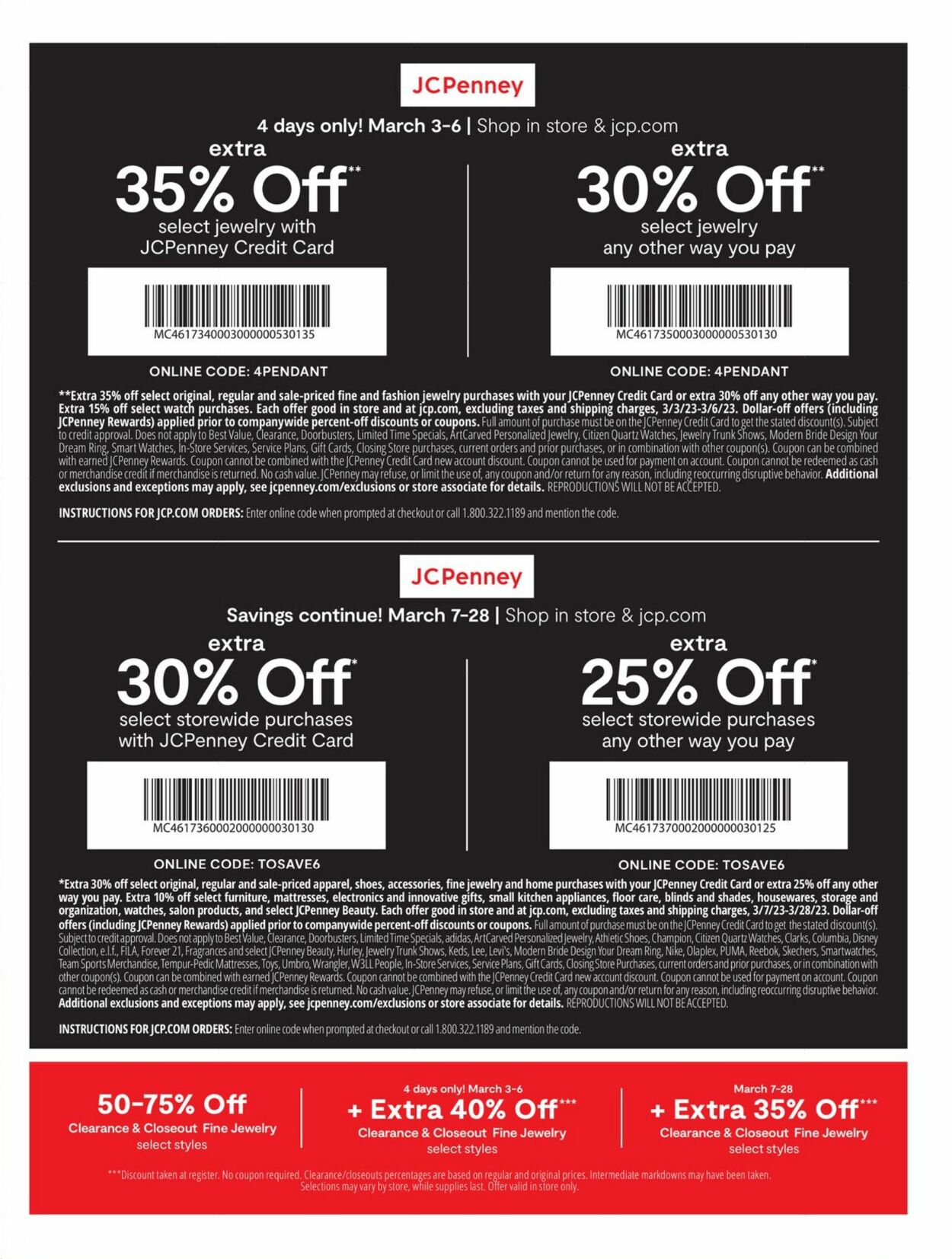 JCPenney Weekly Ad Circular - valid 03/03-03/28/2023 (Page 2)