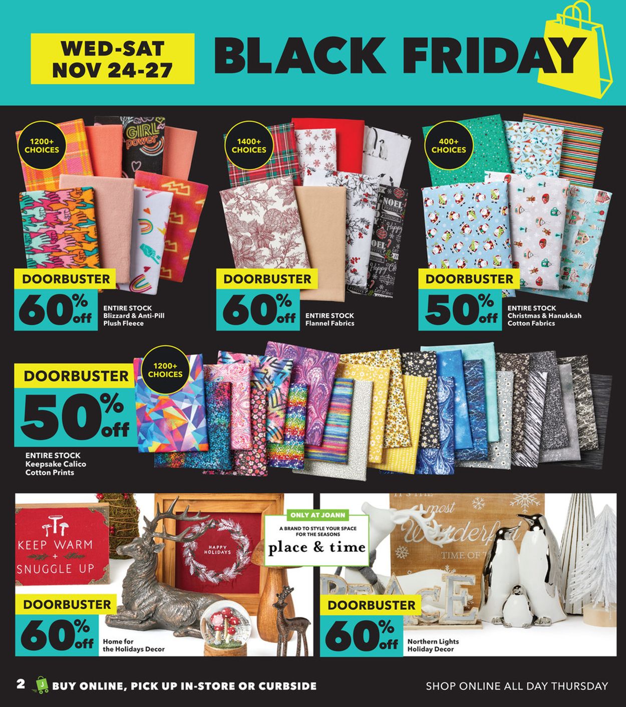 Jo-Ann CYBER MONDAY 2021 Weekly Ad Circular - valid 11/24-12/08/2021 (Page 2)
