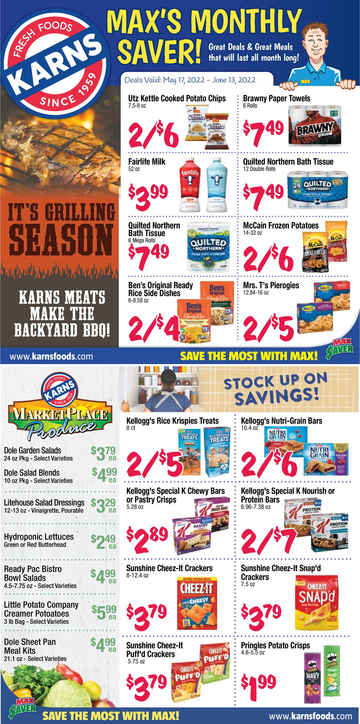 Karns Quality Foods Weekly Ad Circular - valid 05/17-06/13/2022