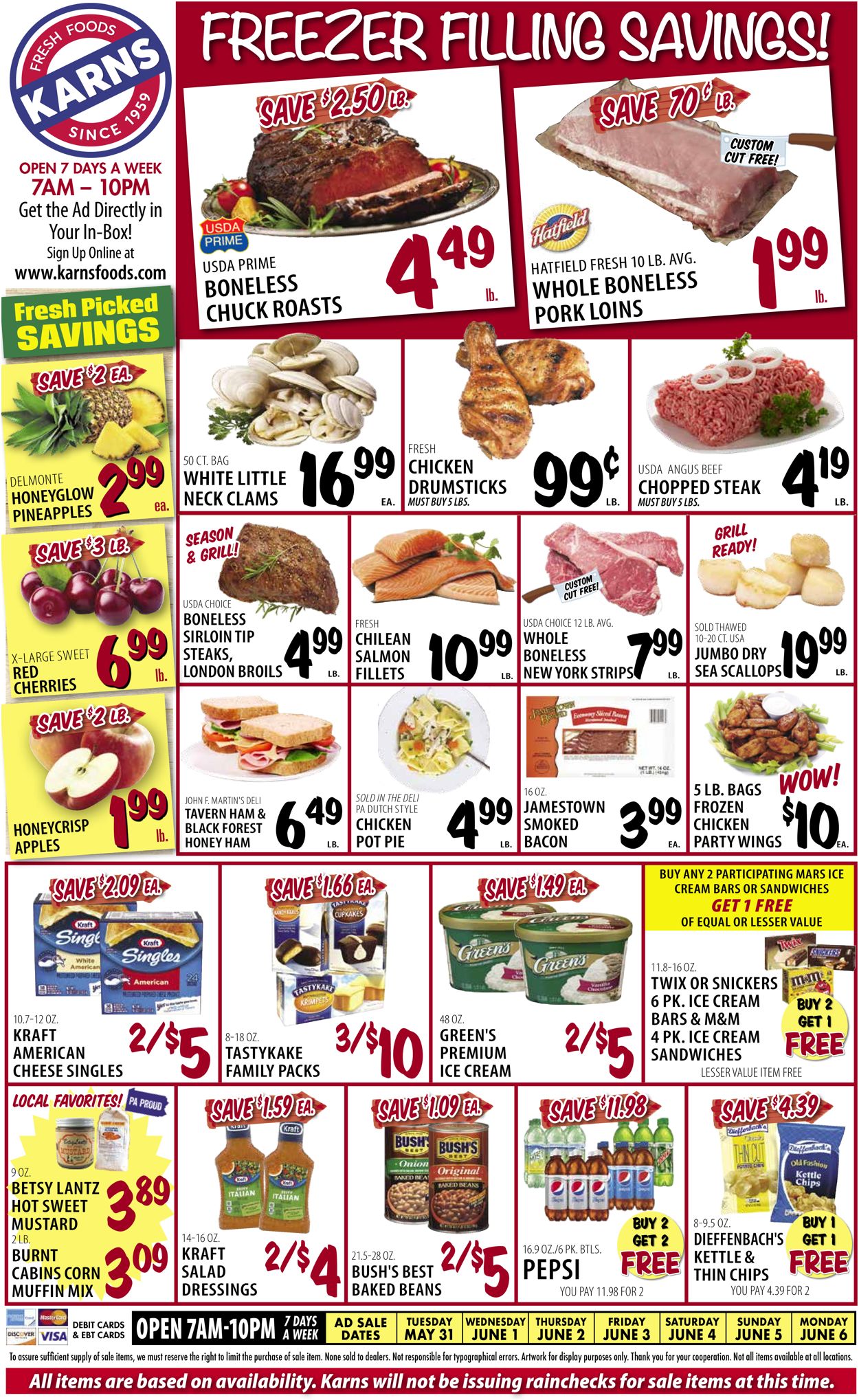 Karns Quality Foods Weekly Ad Circular - valid 05/31-06/06/2022