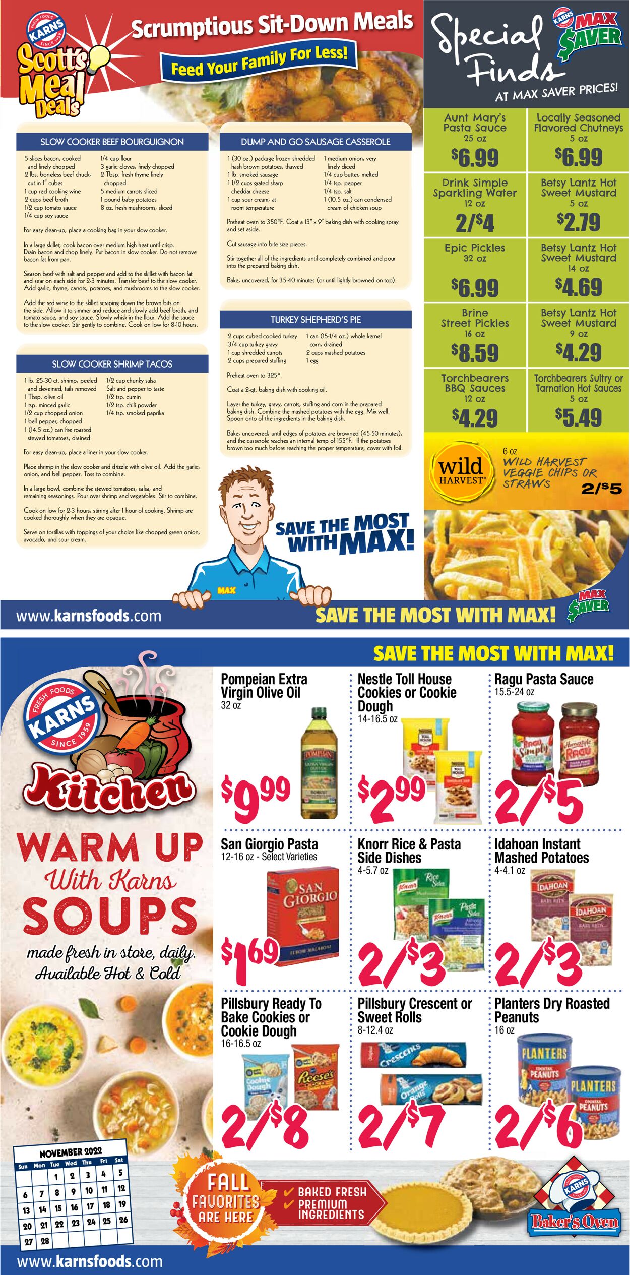Karns Quality Foods Weekly Ad Circular - valid 11/01-11/28/2022 (Page 8)