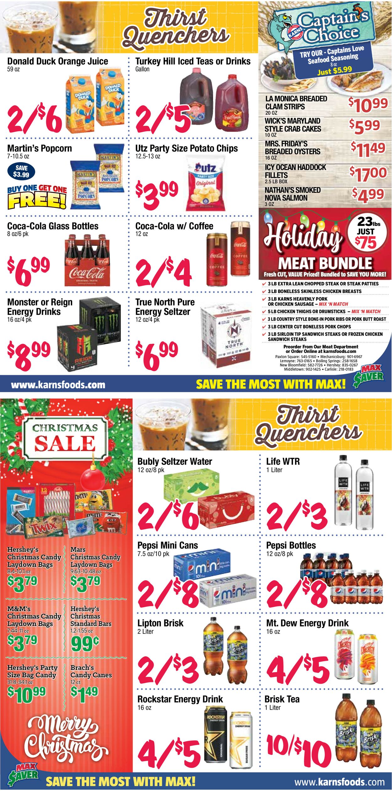 Karns Quality Foods Weekly Ad Circular - valid 11/29-12/26/2022 (Page 5)