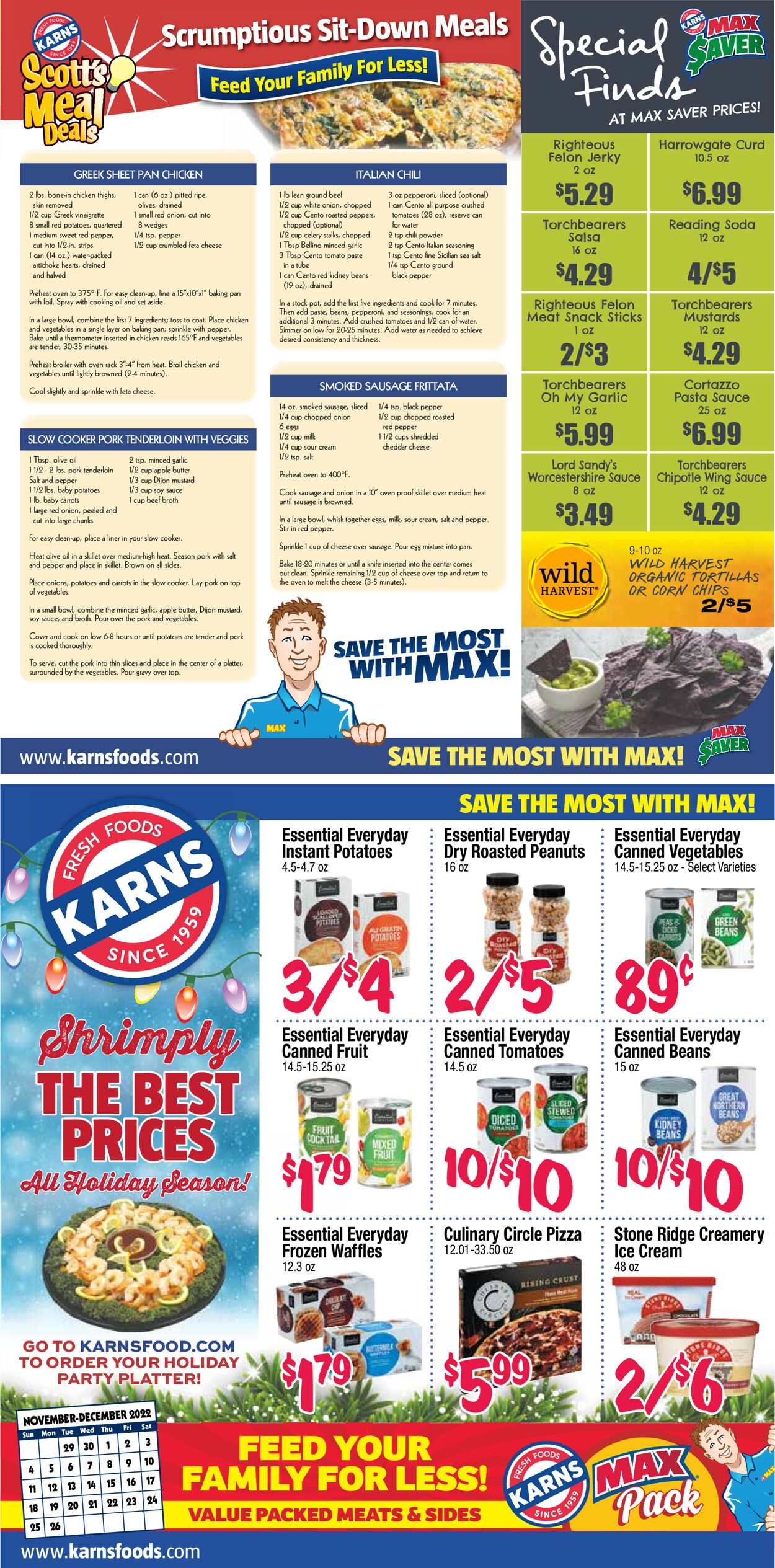 Karns Quality Foods Weekly Ad Circular - valid 11/29-12/26/2022 (Page 8)