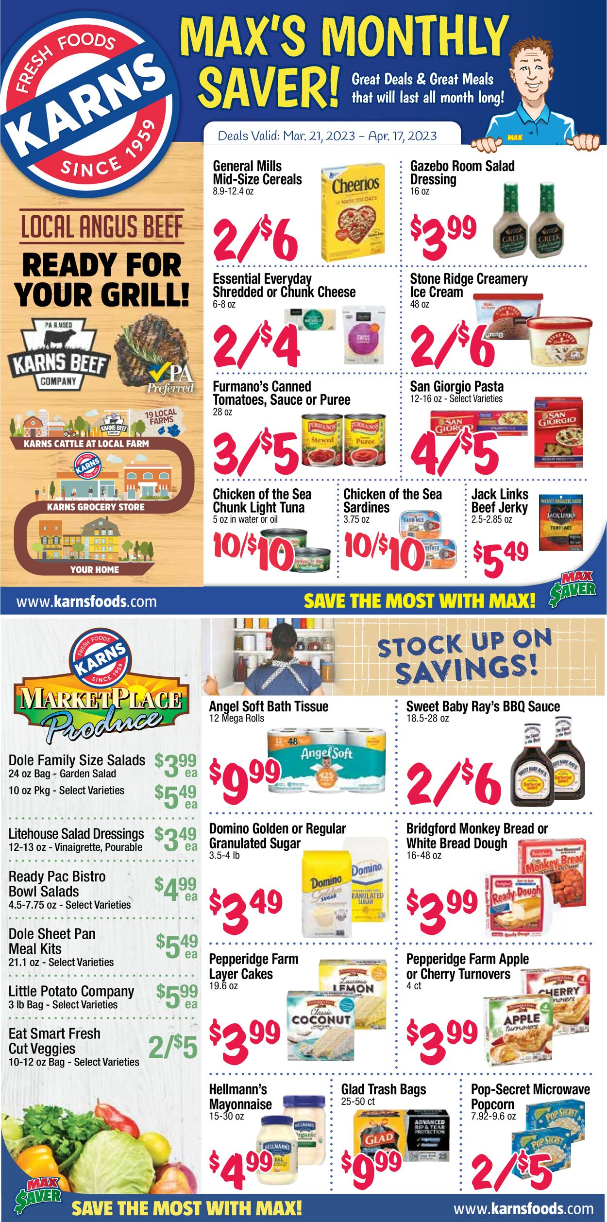 Karns Quality Foods Weekly Ad Circular - valid 03/21-04/17/2023