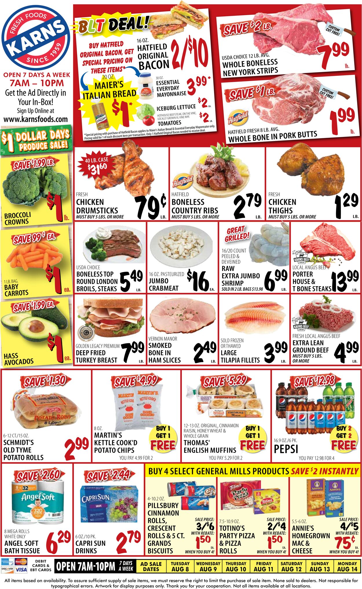 Karns Quality Foods Weekly Ad Circular - valid 08/08-08/14/2023