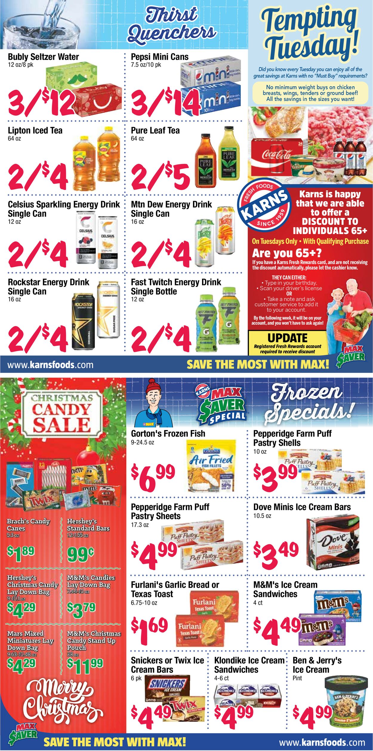 Karns Quality Foods Weekly Ad Circular - valid 11/28-12/25/2023 (Page 6)