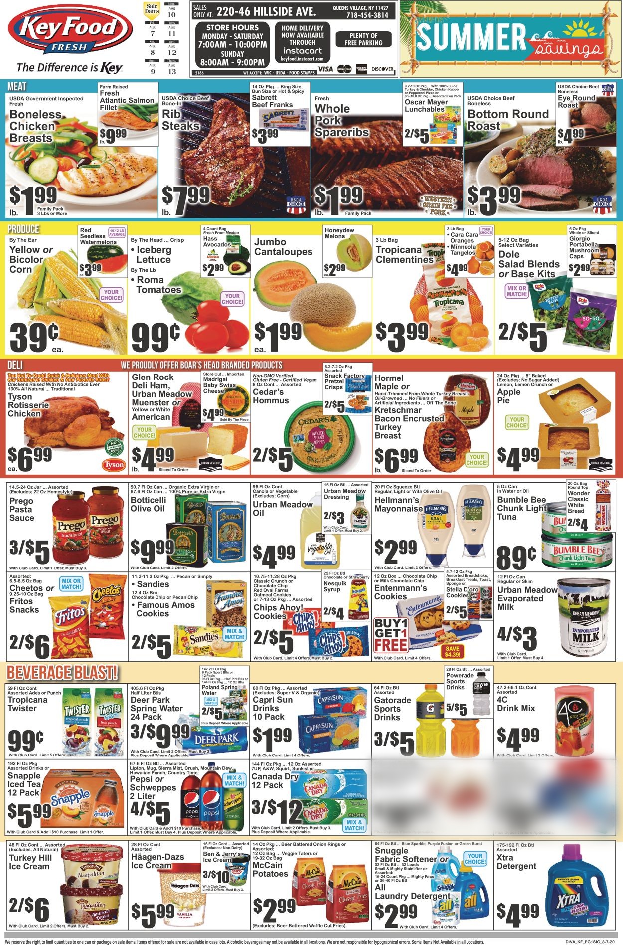 Key Food Weekly Ad Circular - valid 08/07-08/13/2020