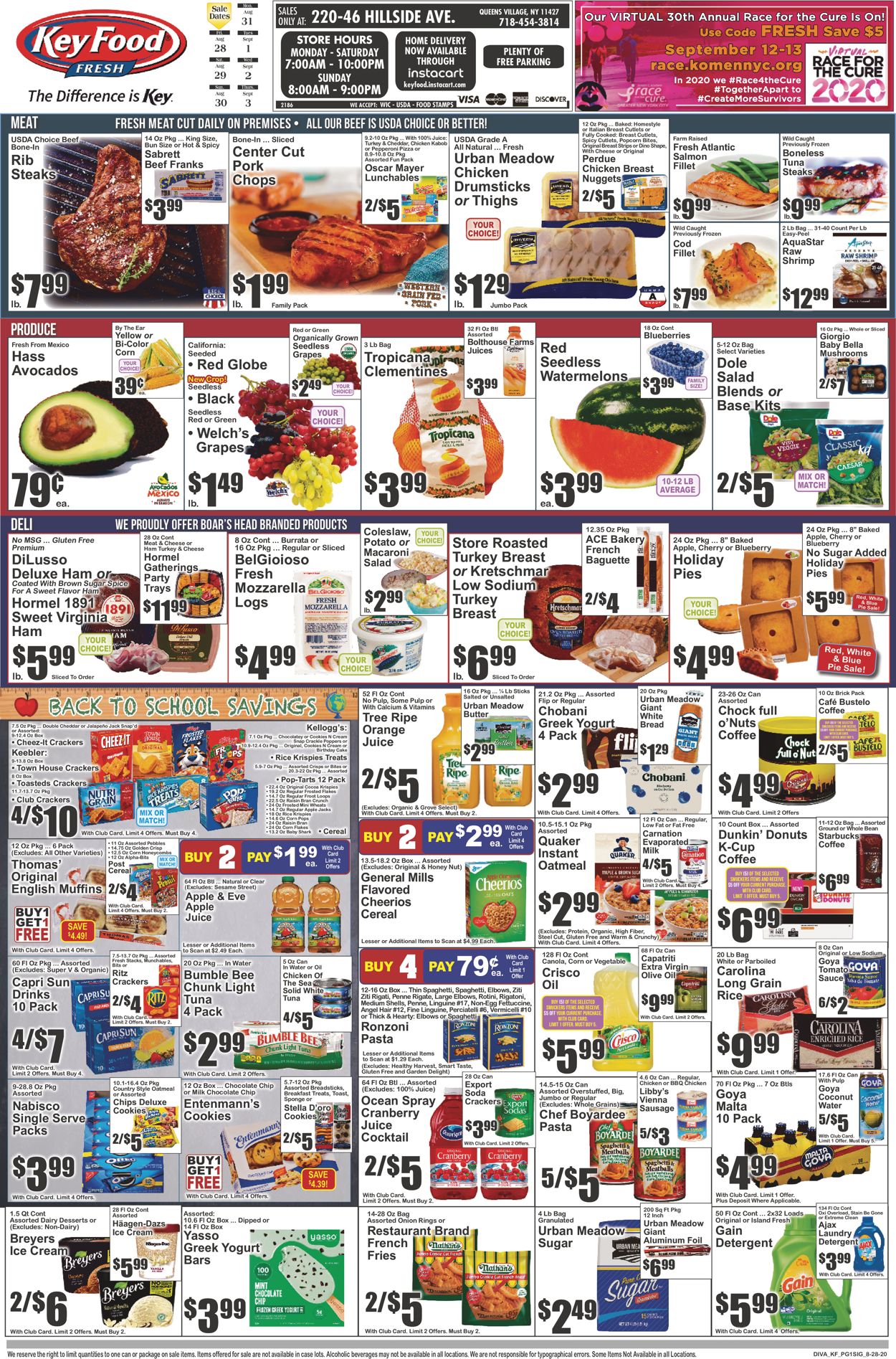 Key Food Weekly Ad Circular - valid 08/28-09/03/2020