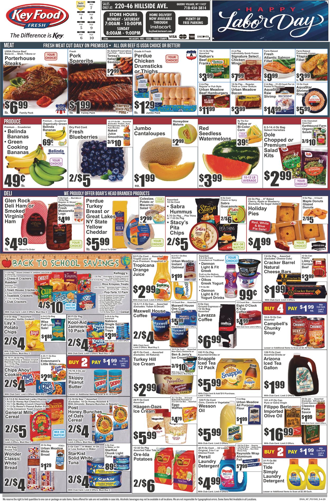 Key Food Weekly Ad Circular - valid 09/04-09/10/2020