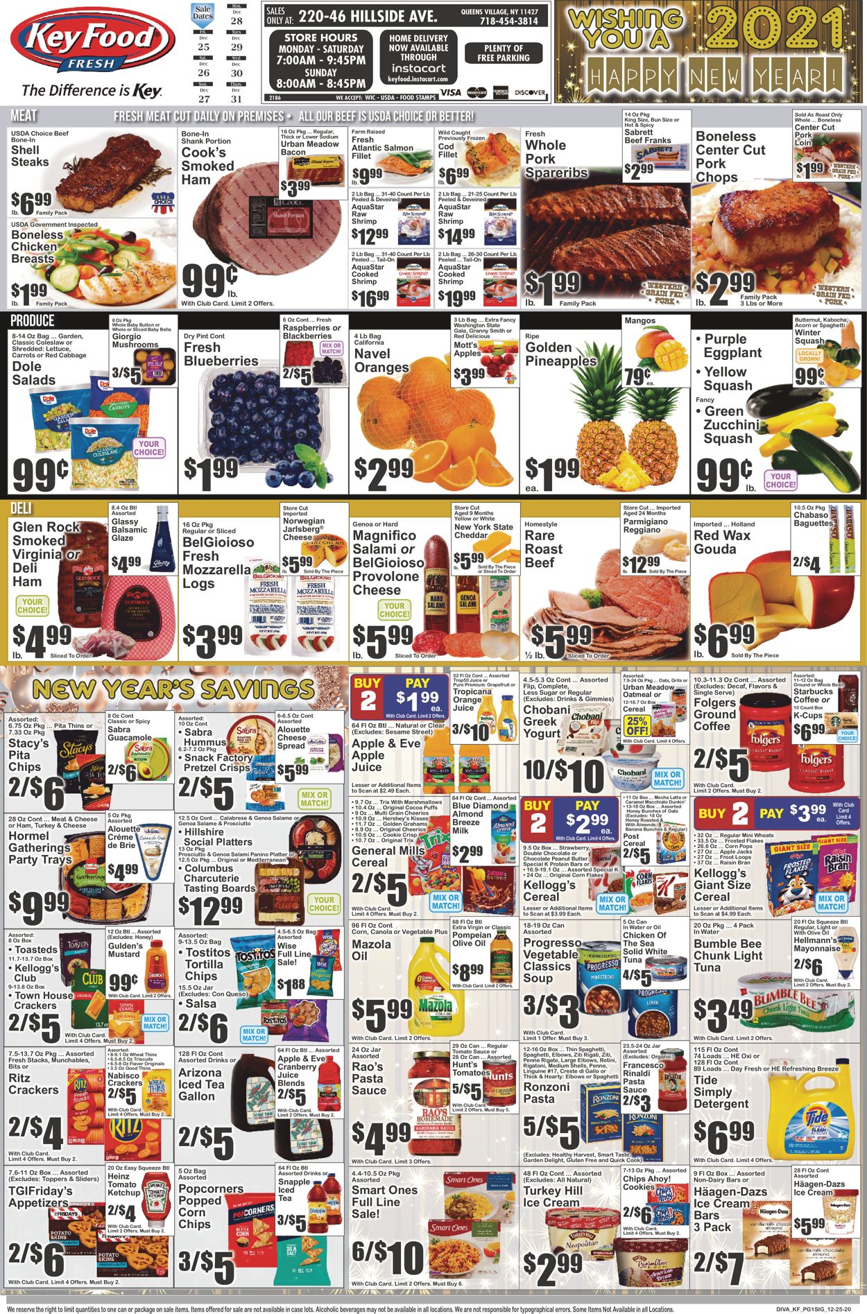 Key Food Weekly Ad Circular - valid 12/25-12/31/2020