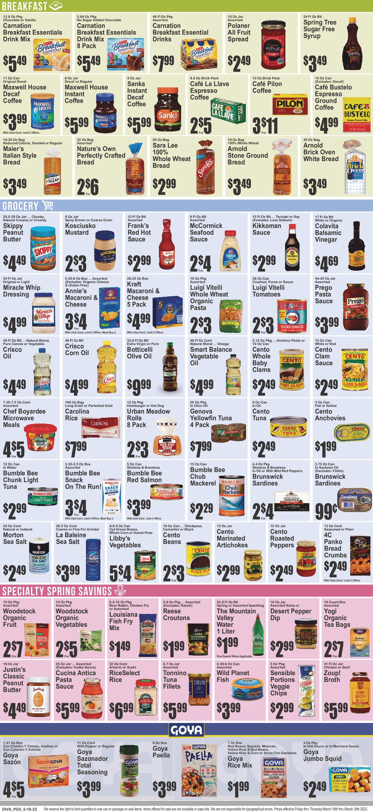 Key Food Weekly Ad Circular - valid 03/18-03/24/2022 (Page 6)