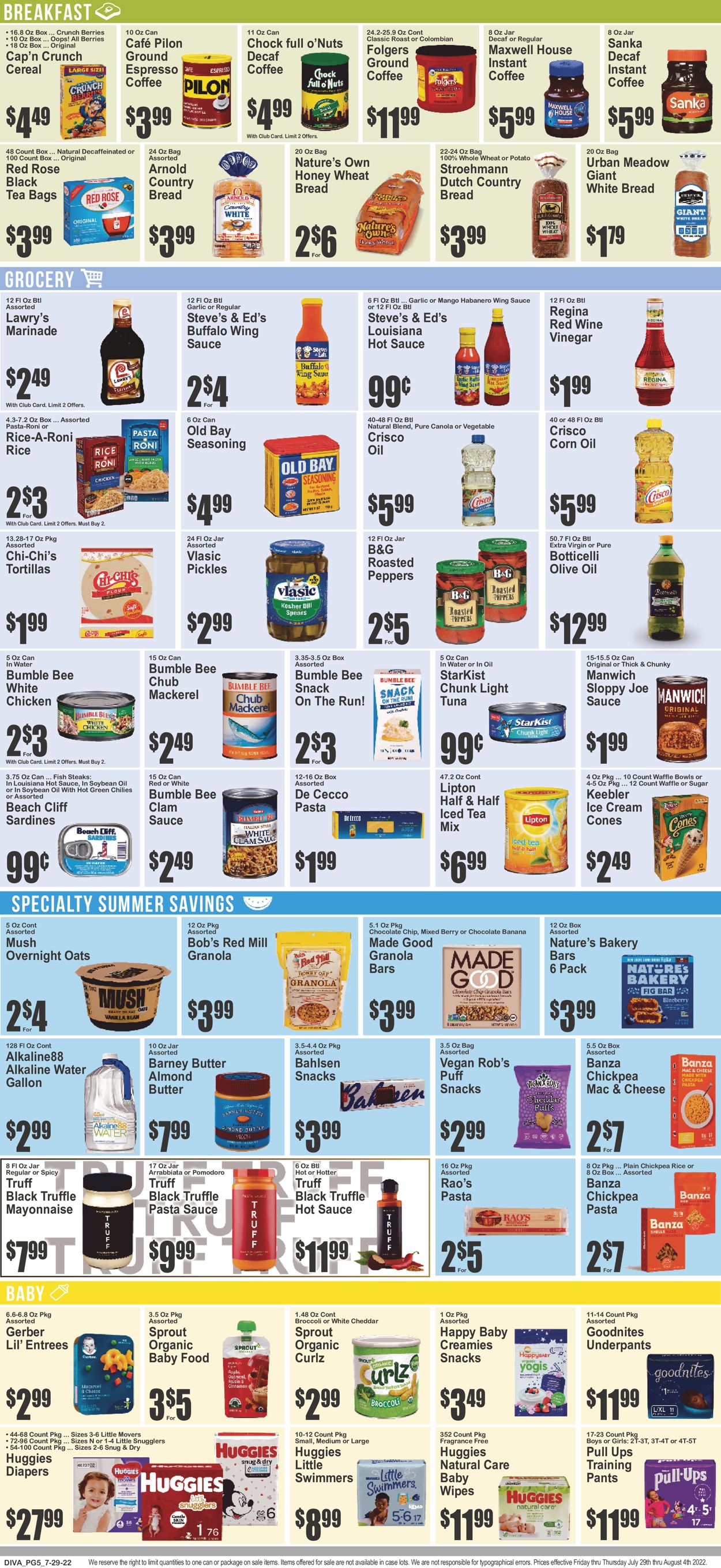 Key Food Weekly Ad Circular - valid 07/29-08/04/2022 (Page 6)