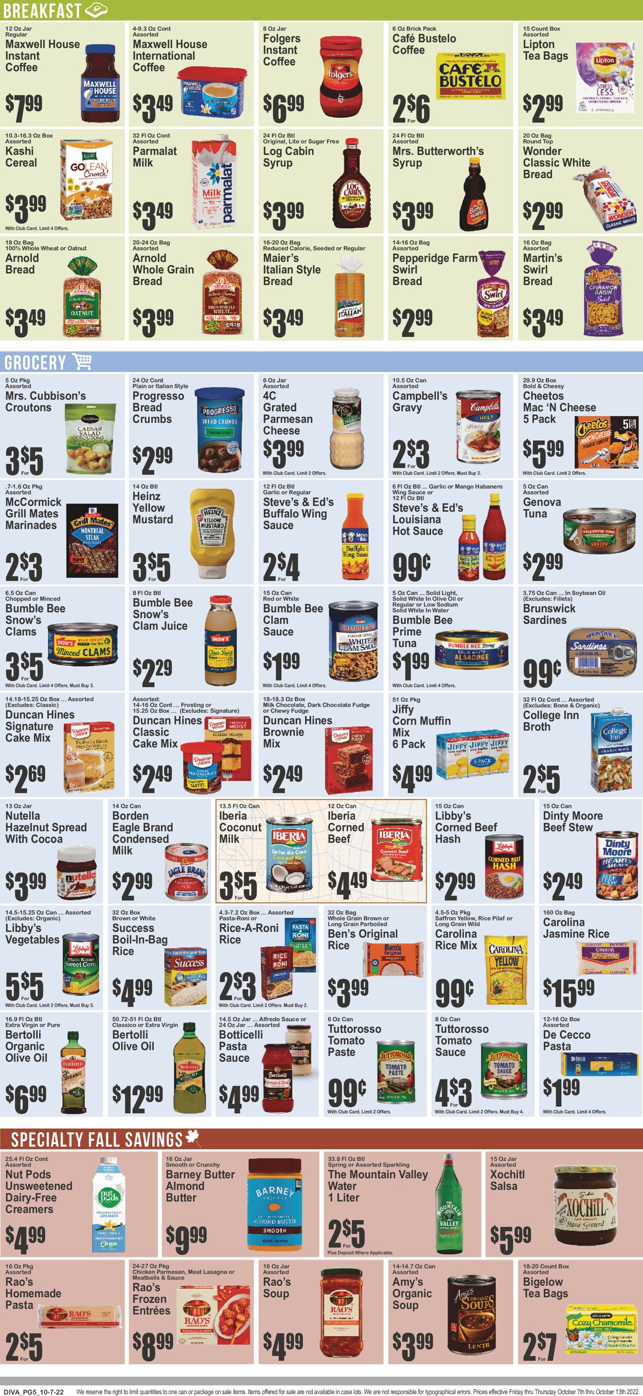 Key Food Weekly Ad Circular - valid 10/07-10/13/2022 (Page 6)