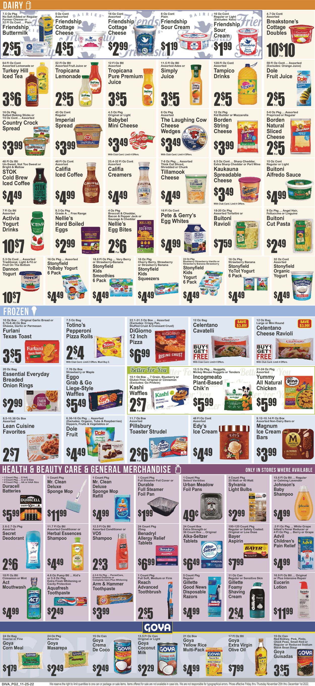Key Food Weekly Ad Circular - valid 11/25-12/01/2022 (Page 3)