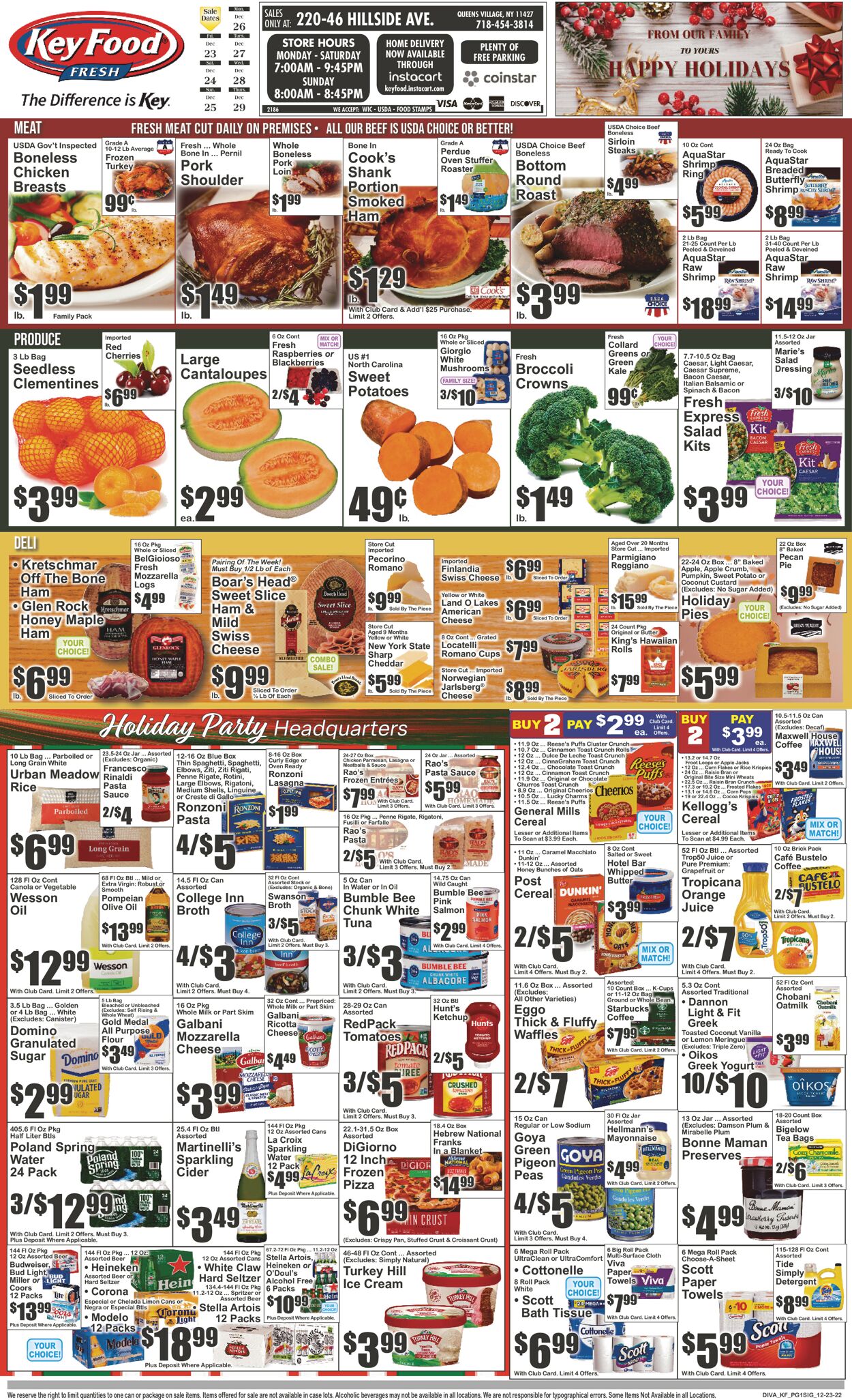 Key Food Weekly Ad Circular - valid 12/23-12/29/2022