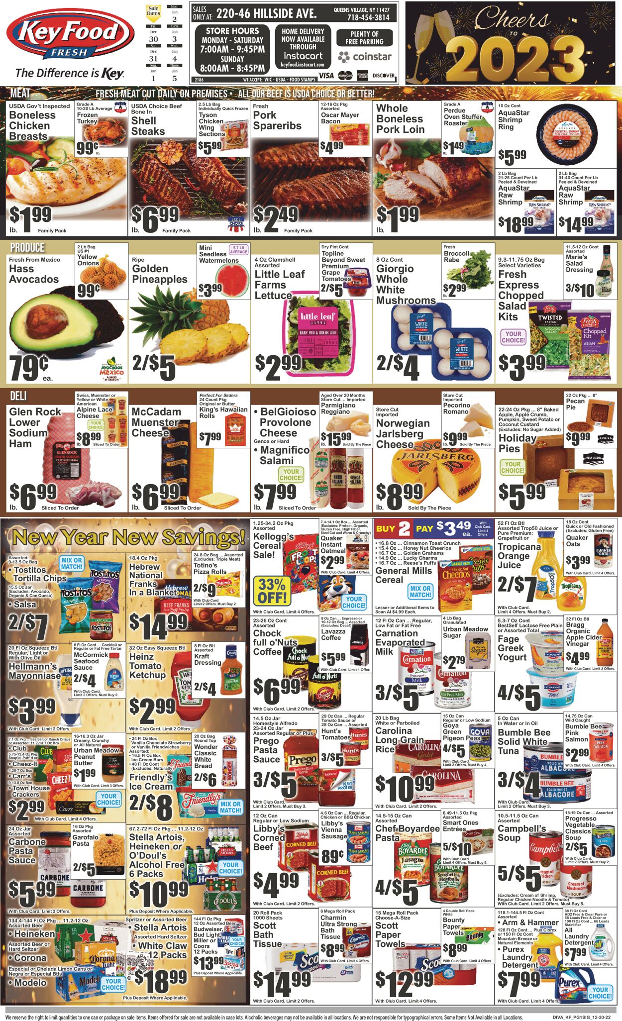 Key Food Weekly Ad Circular - valid 12/30-01/05/2023