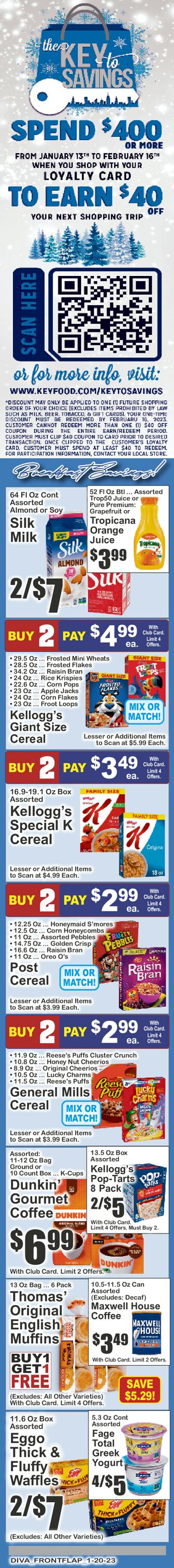 Key Food Weekly Ad Circular - valid 01/20-01/26/2023 (Page 2)