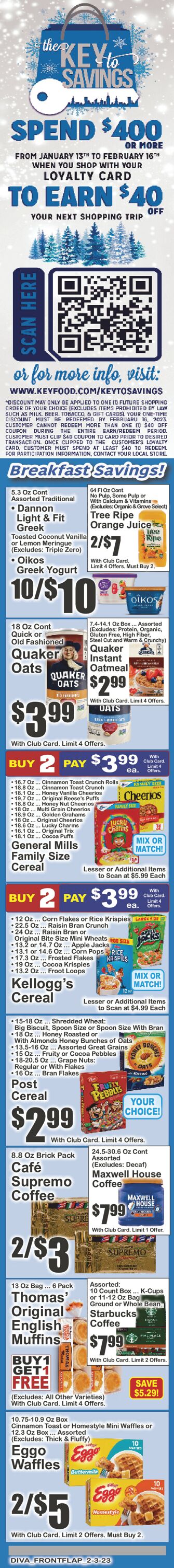 Key Food Weekly Ad Circular - valid 02/03-02/09/2023 (Page 2)